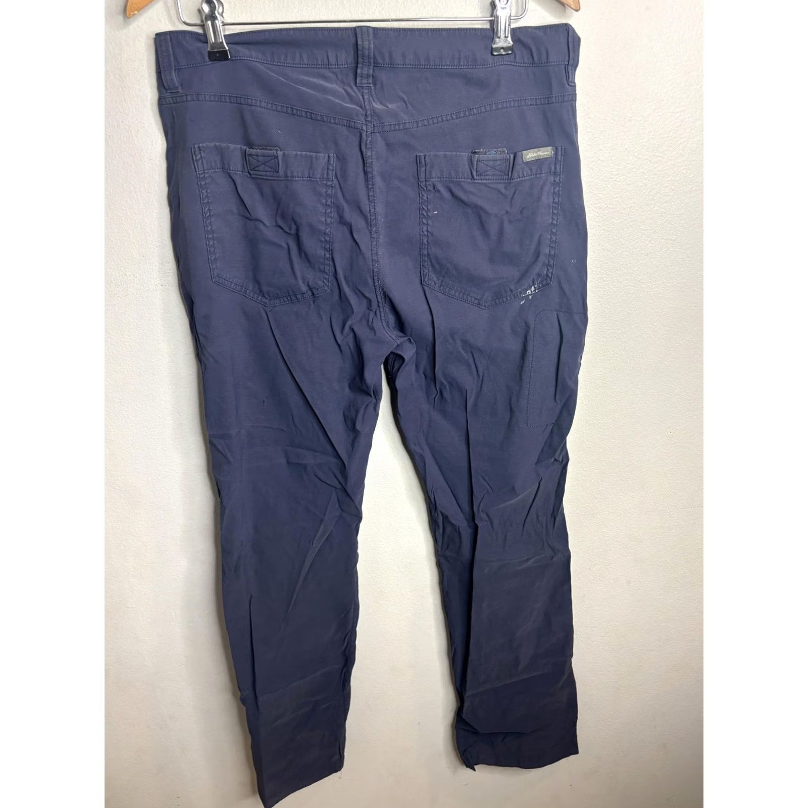 Eddie Bauer Eddie Bauer Pants Mens 34x32 Blue Casual Straight Fit Cotton Chino Pockets Size US 34 / EU 50 - 4 Thumbnail