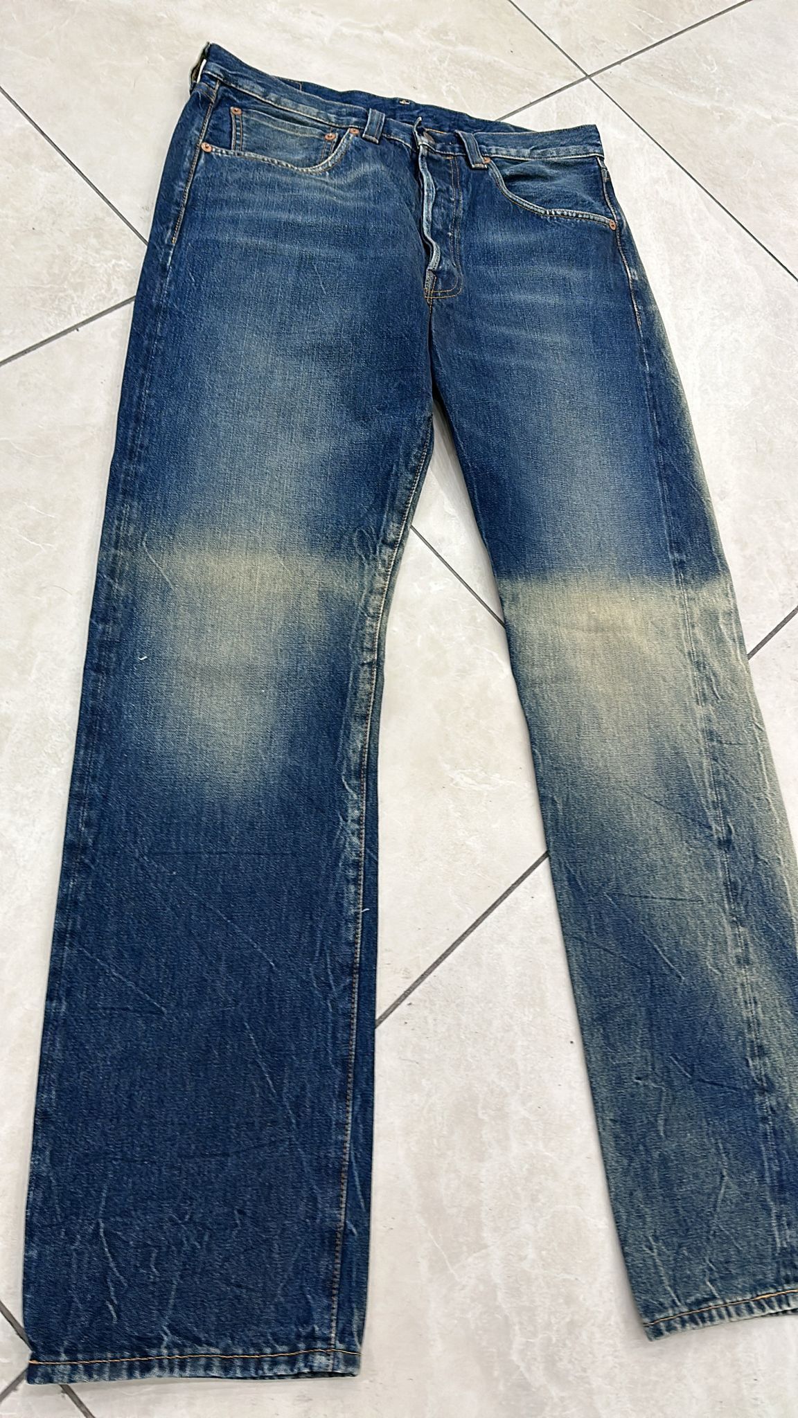 Levi's Vintage Clothing LVC Levi's Vintage Clothing 1947 501XX BigE Selvedge Jeans Size US 32 / EU 48 - 5 Thumbnail