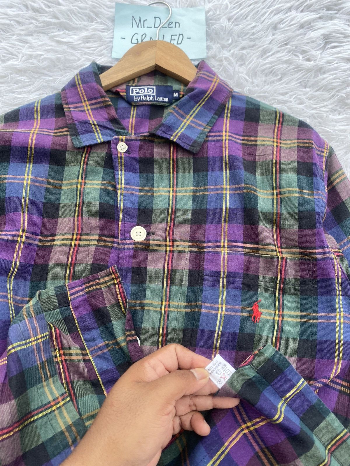 Polo Ralph Lauren Rare Polo Ralph Lauren Checkered Buttons Up Shirt Size US M / EU 48-50 / 2 - 12 Thumbnail