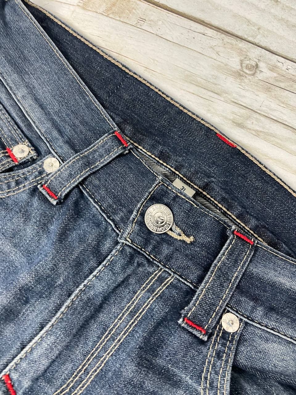 True Religion Vintage True Religion Baggy Straight Denim Jeans Japan Y2K Size US 31 - 8 Thumbnail