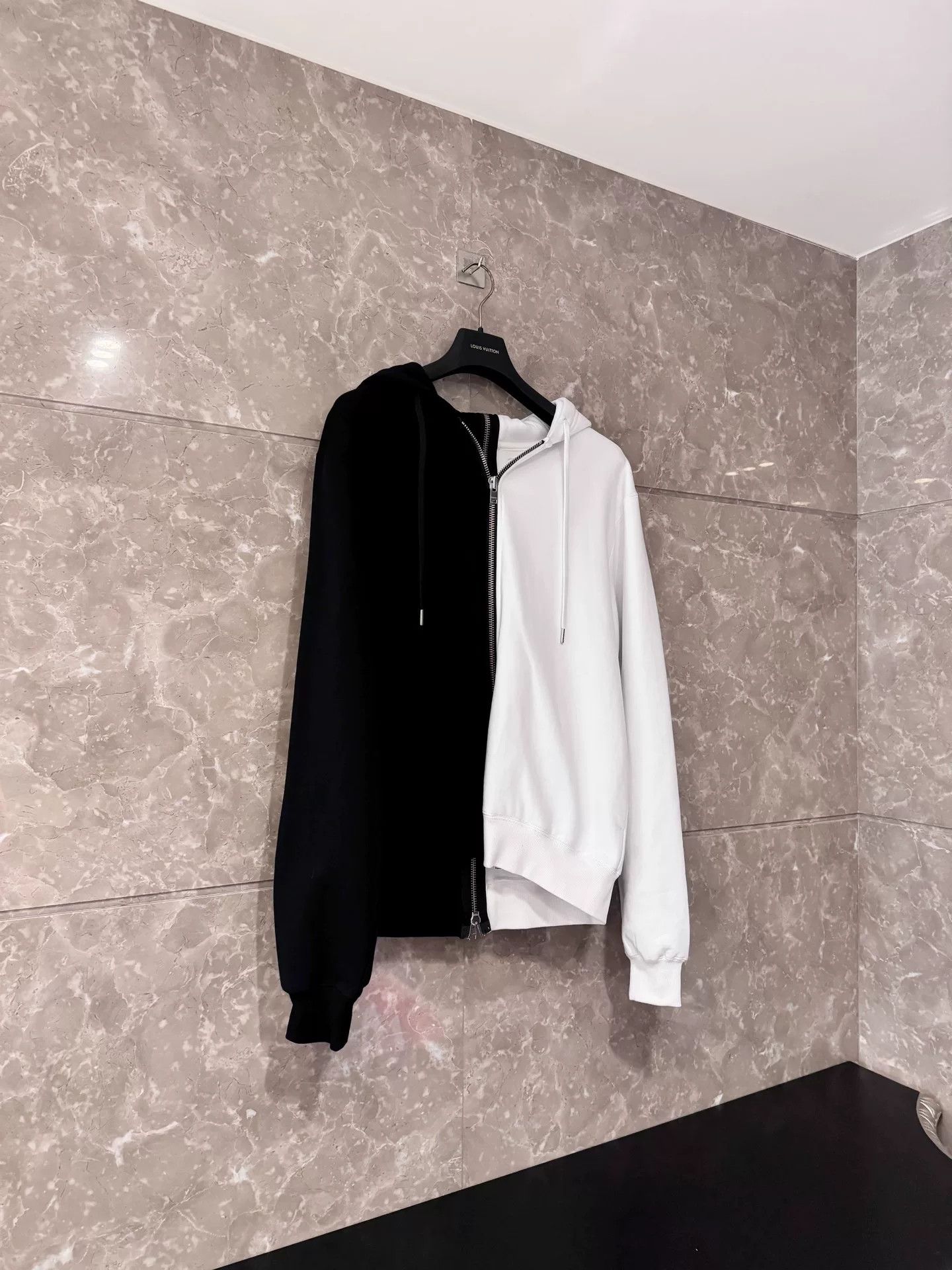 Stampd STAMPD Black and White Hooded Sweatshirt Size US M / EU 48-50 / 2 - 1 Thumbnail