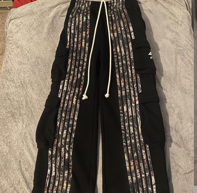 HYPEDEPT HYPEDEPT ARCHIVE HUNTER CARGO STRIPE BAGGY SWEATPANTS CAMO Size US 30 / EU 46 - 1 Thumbnail