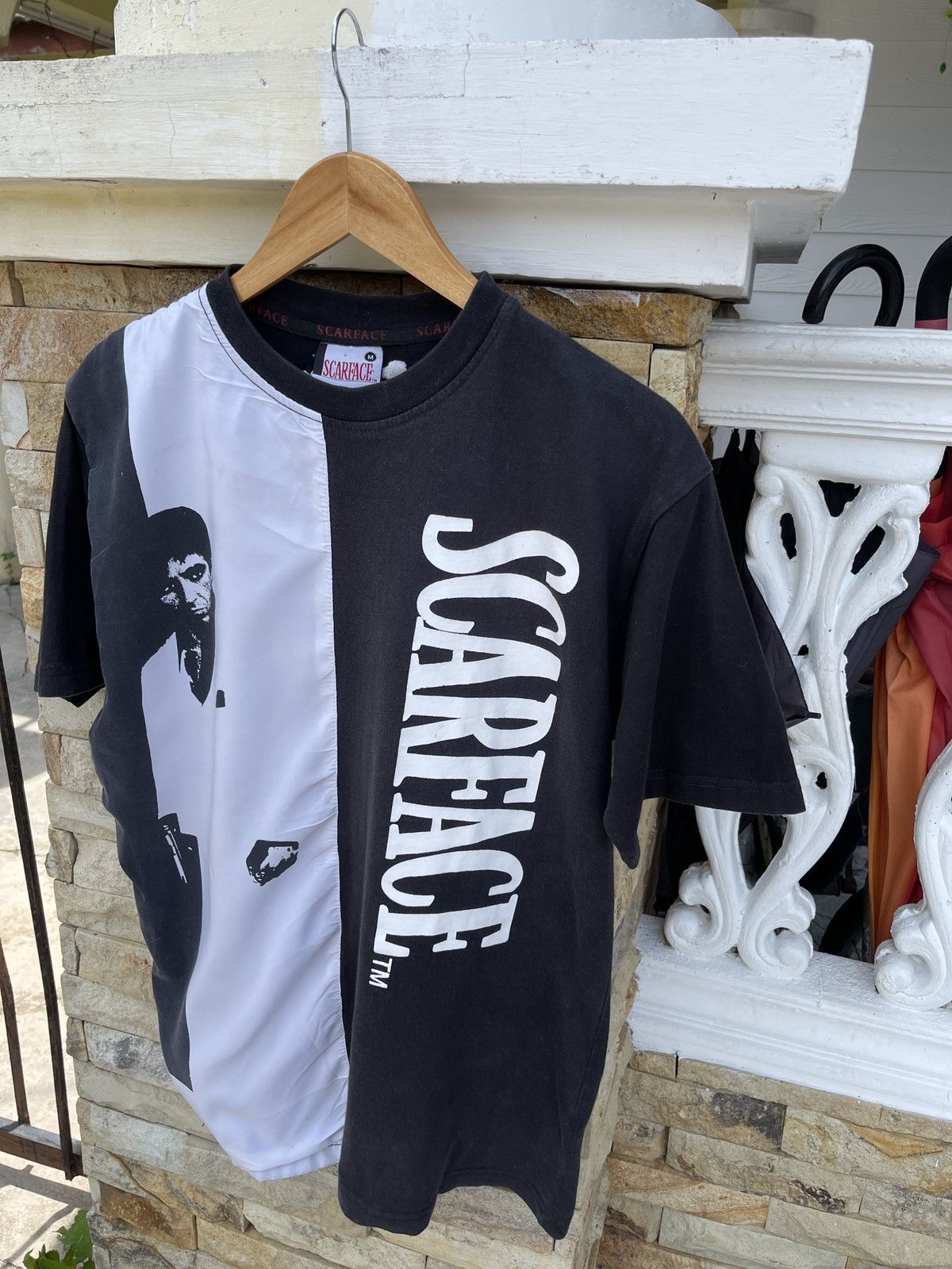 Vintage Last Drop🔥Rare‼️‼️Vintage Scarface Movie T Shirt Size US L / EU 52-54 / 3 - 3 Thumbnail