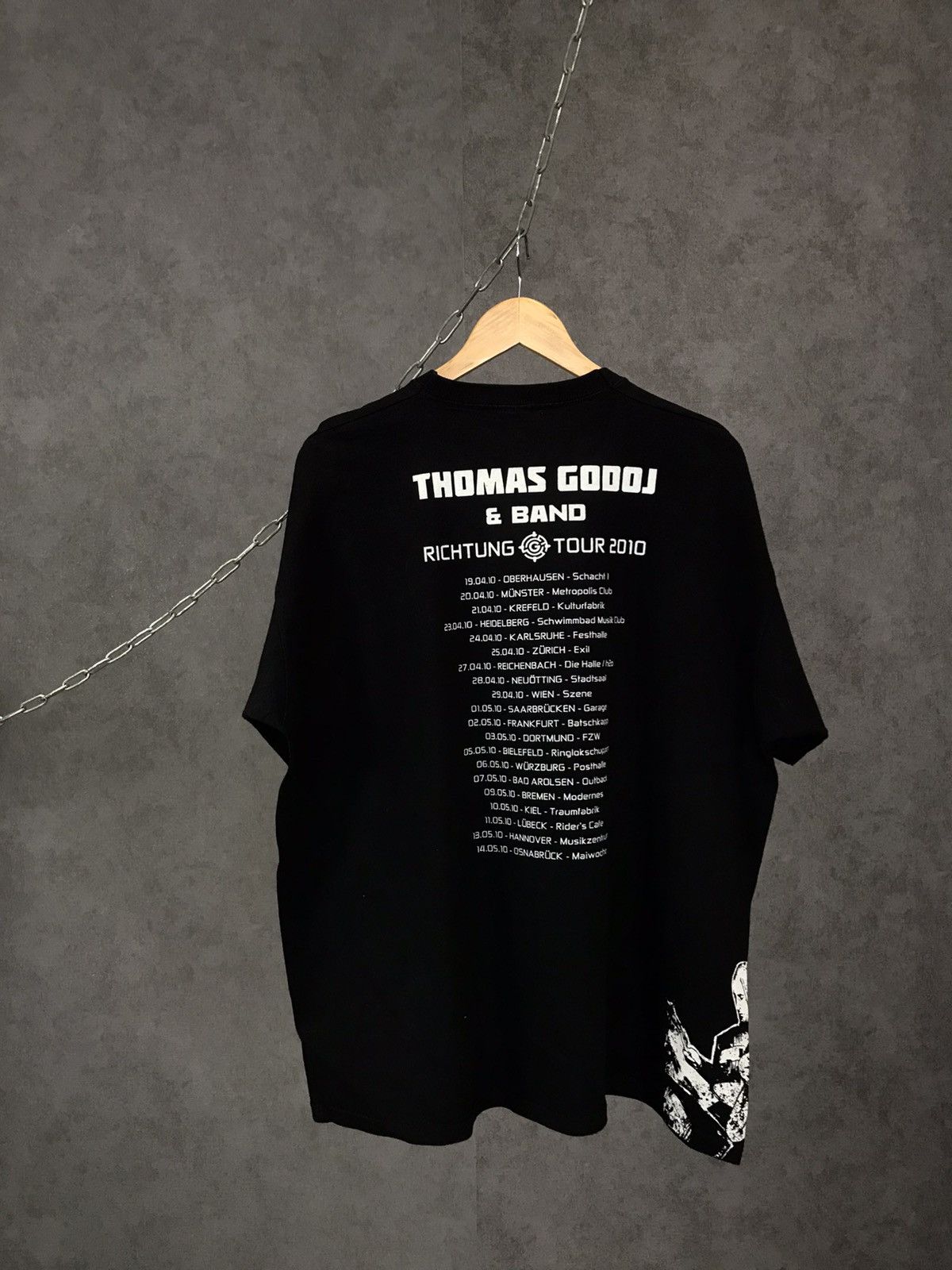 Band Tees Thomas Godoj & Band rock tour tee Size US XXL / EU 58 / 5 - 5 Thumbnail