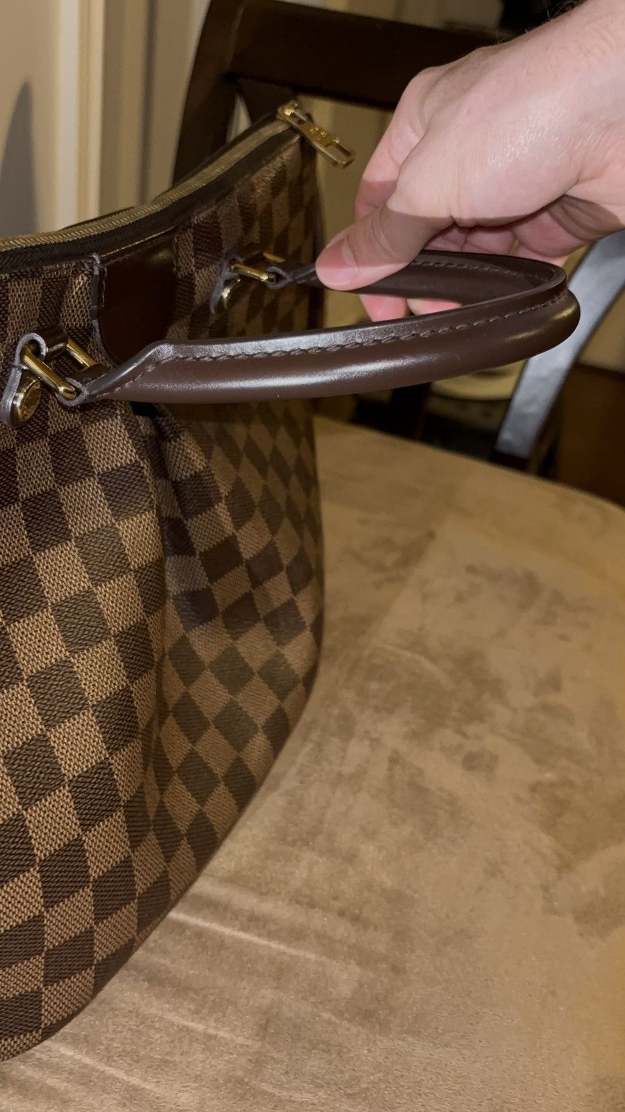 Louis Vuitton Louis Vuitton PM Damier Ebene Siena Canvas GHW Size ONE SIZE - 13 Thumbnail