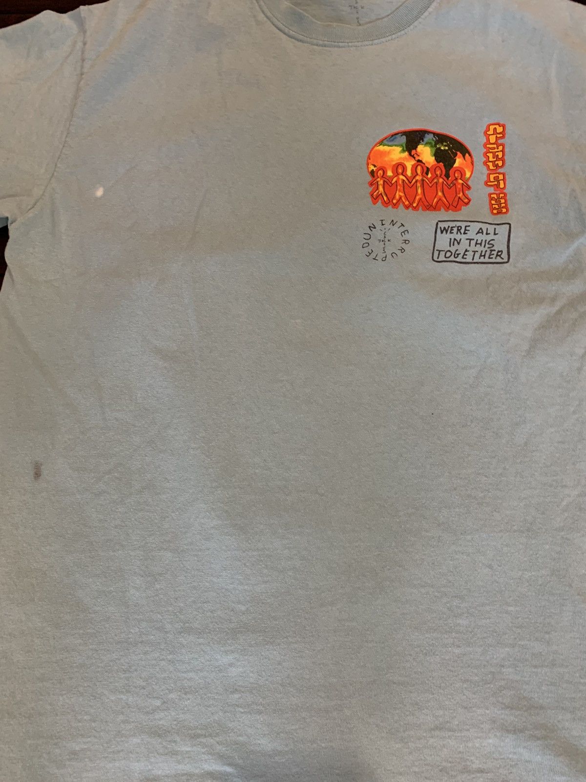 Travis Scott Travis Scott x Cactus Jack Class of 2020 T-Shirt Light Blue Size US M / EU 48-50 / 2 - 4 Thumbnail
