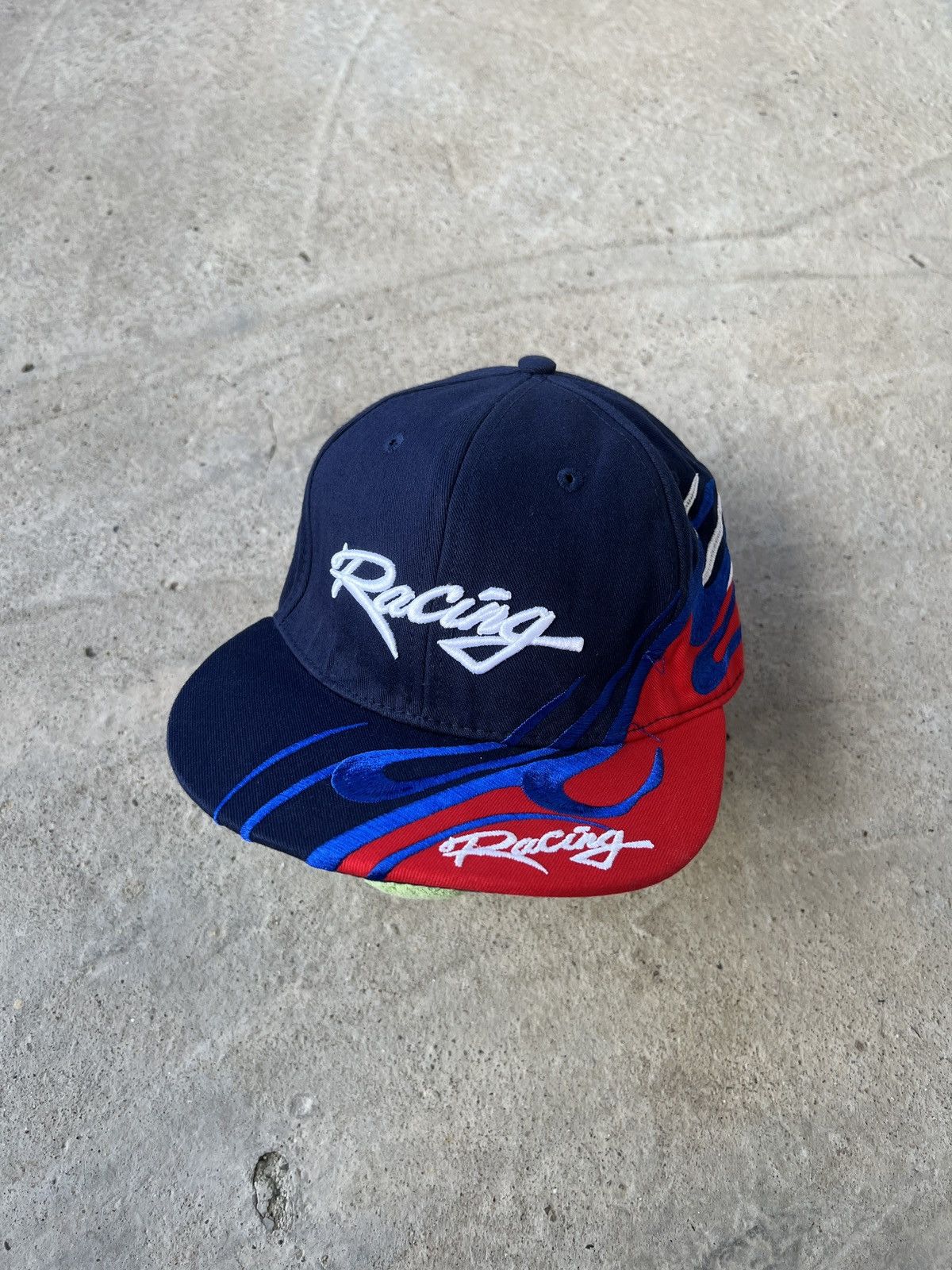 Vintage Vintage Racing Hat Size ONE SIZE - 1 Thumbnail