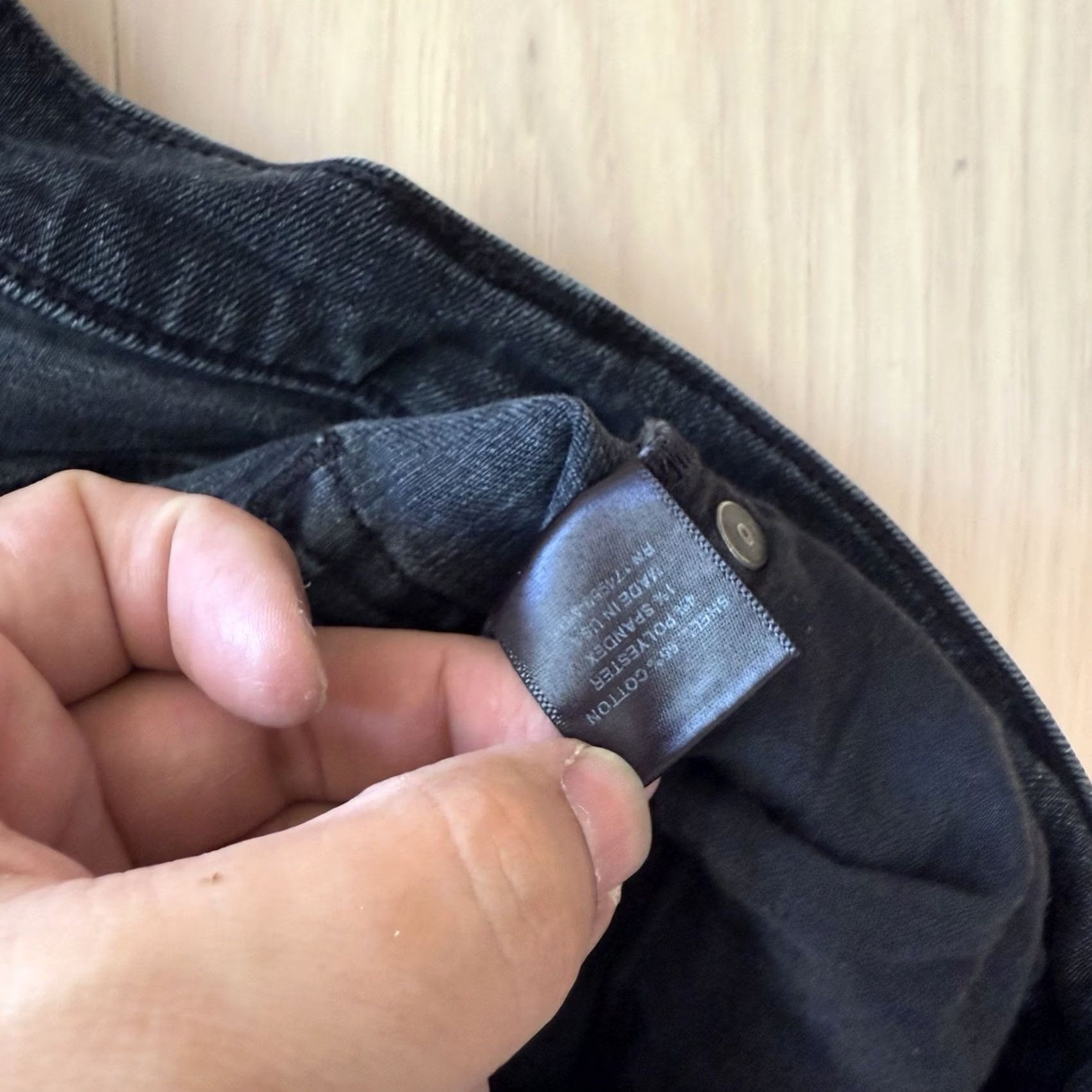 Flint And Tinder Flint and Tinder Jeans 30 Black Denim Casual Tapered Slim Fit Men Regular Rise Mid 10-12 in Inseam 31 in USA Levi's 500 Series Logo Vintage No Size US 30 / EU 46 - 7 Thumbnail