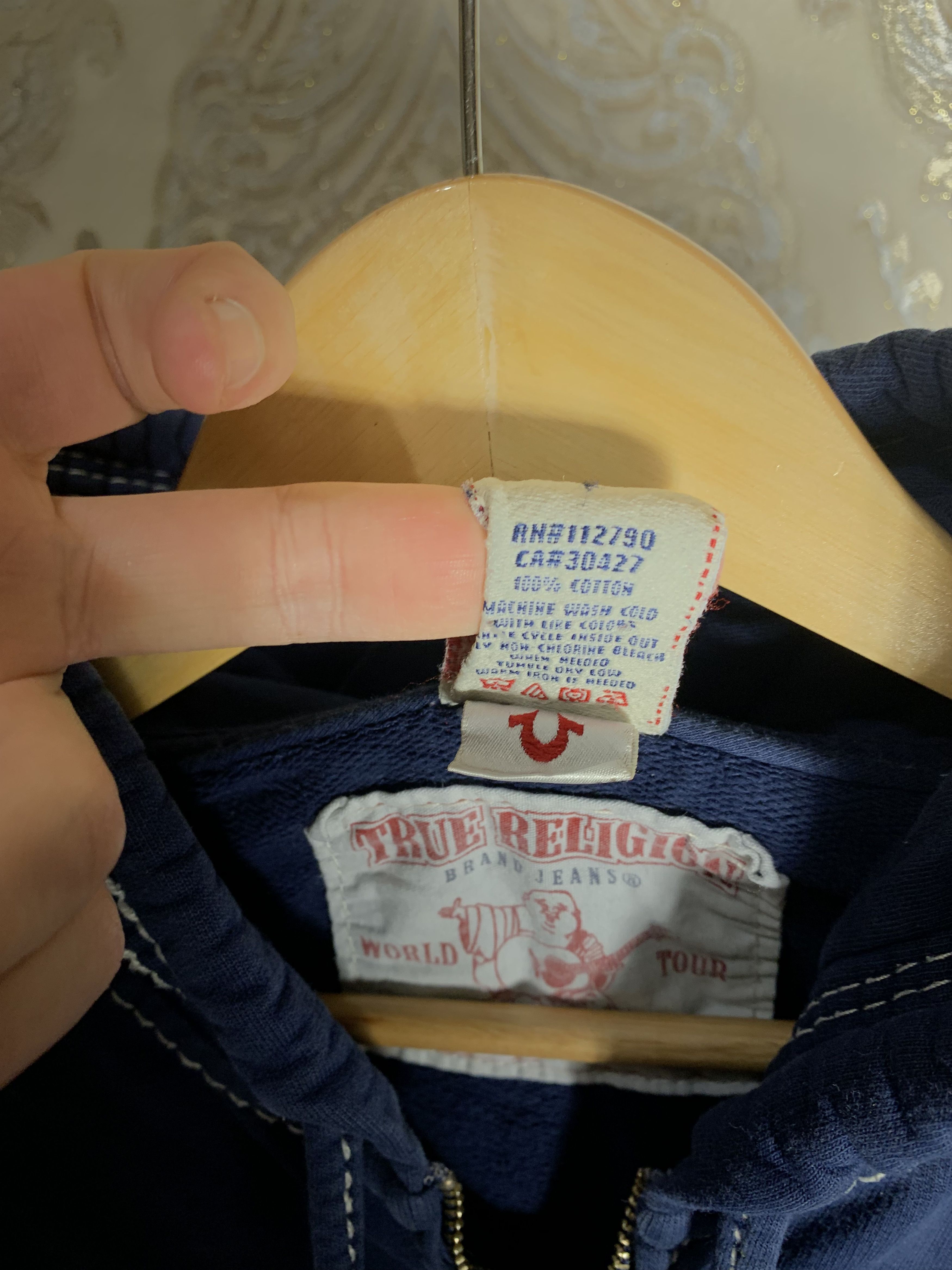 True Religion VINTAGE TRUE RELIGION DESIGNER ZIP HOODIE JAKCET RETRO Y2K Size US L / EU 52-54 / 3 - 5 Thumbnail
