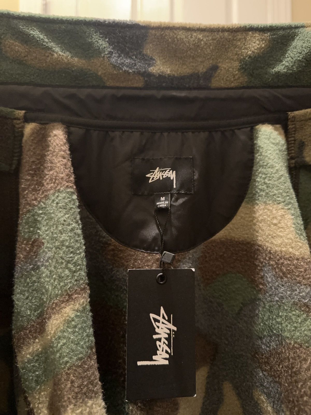 Stussy Stussy Camo Fleece Zip Up Shirt Size US M / EU 48-50 / 2 - 5 Thumbnail