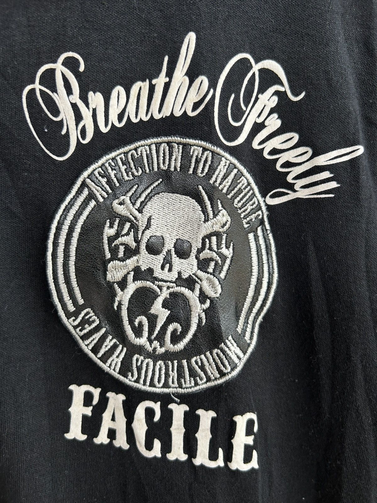 Japanese Brand Facile Breathe Freely Double Collar Tshirt Size US S / EU 44-46 / 1 - 6 Thumbnail