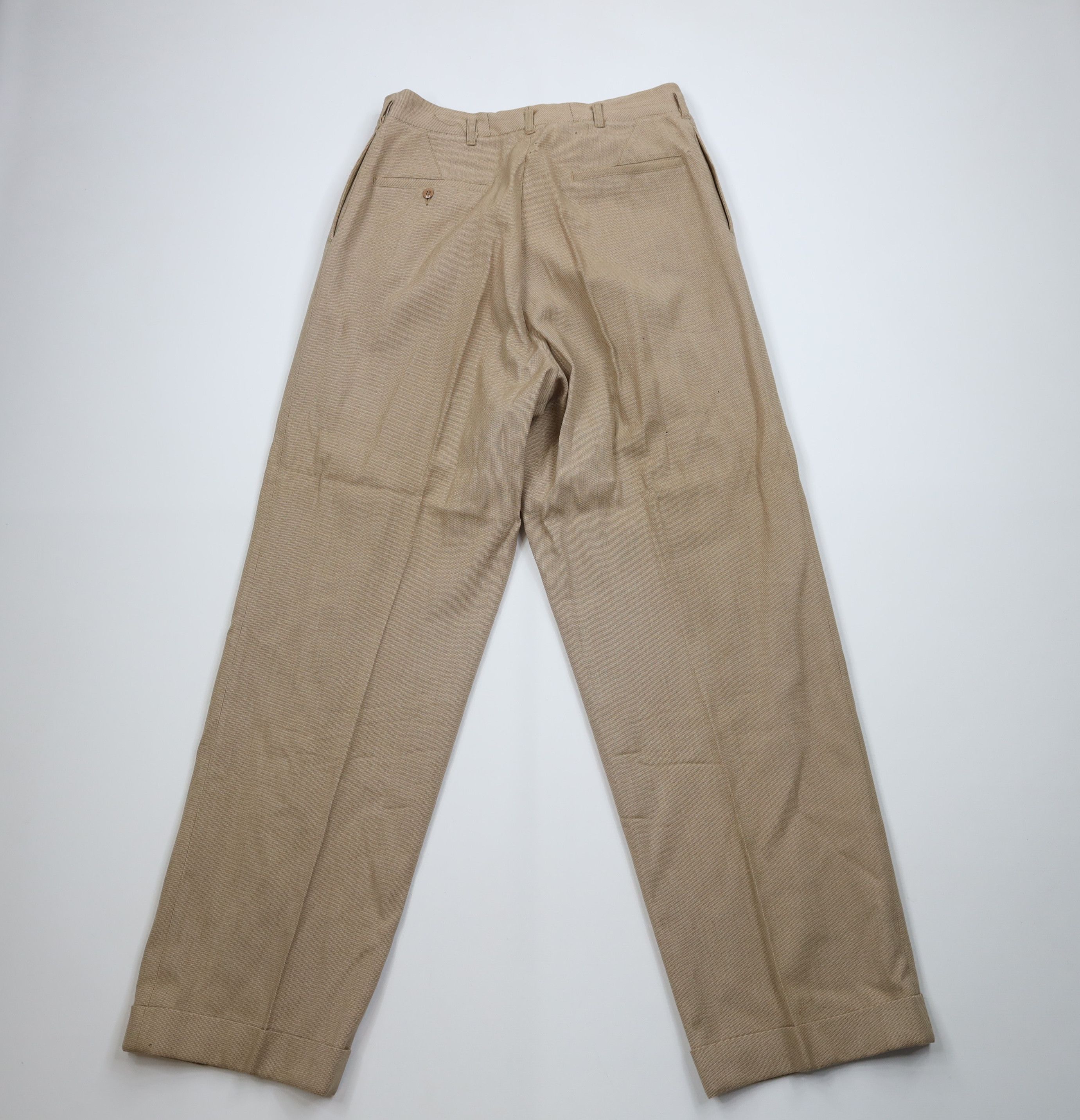 Vintage Vintage 50s Hollywood Regency High Waist Wide Leg Pants USA Size US 34 / EU 50 - 11 Thumbnail
