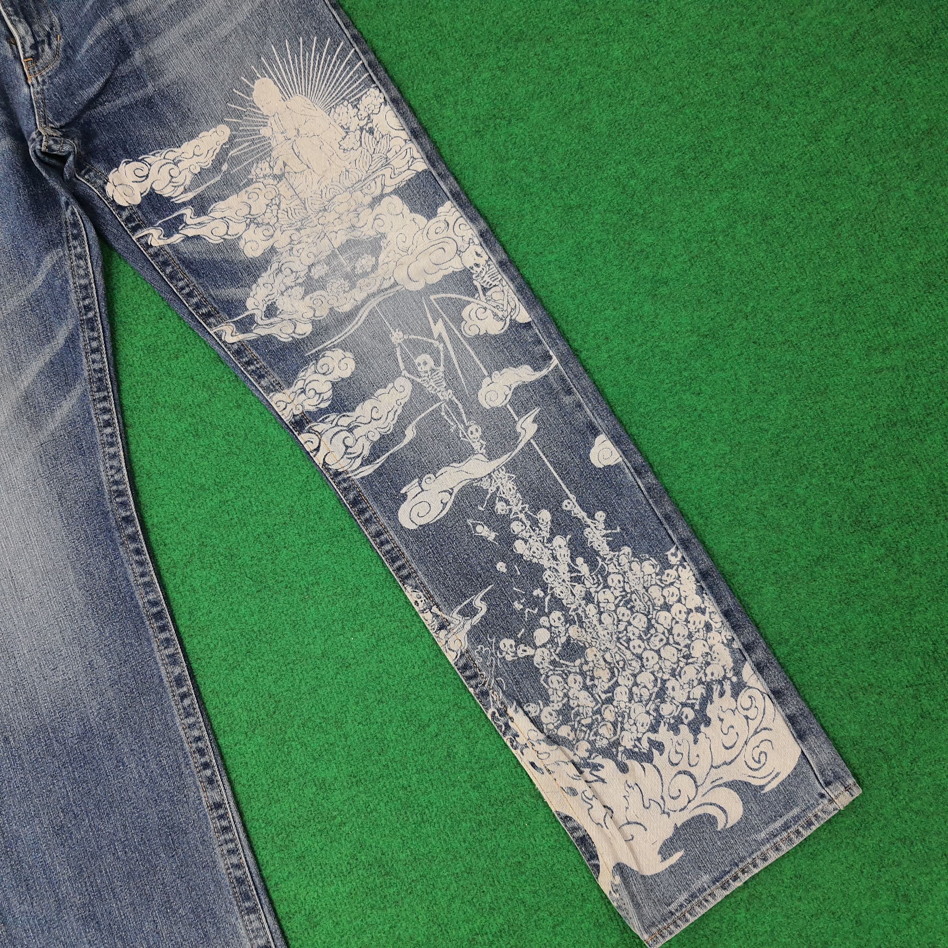 Japanese Brand Vintage Japan Art Style Japanese Brand Jeans C252N24 Size US 36 / EU 52 - 2 Thumbnail