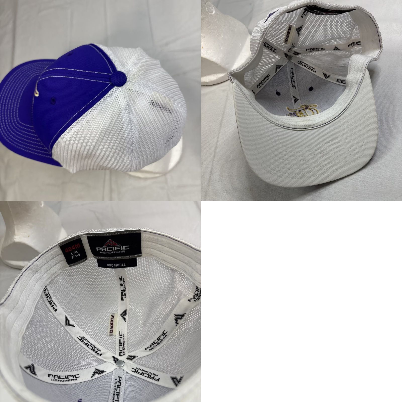 NCAA Pacific Headwear LSU Tigers Trucker Hat NCAA Adjustable Embroidered Pro Model Purple Mens Size ONE SIZE - 8 Thumbnail
