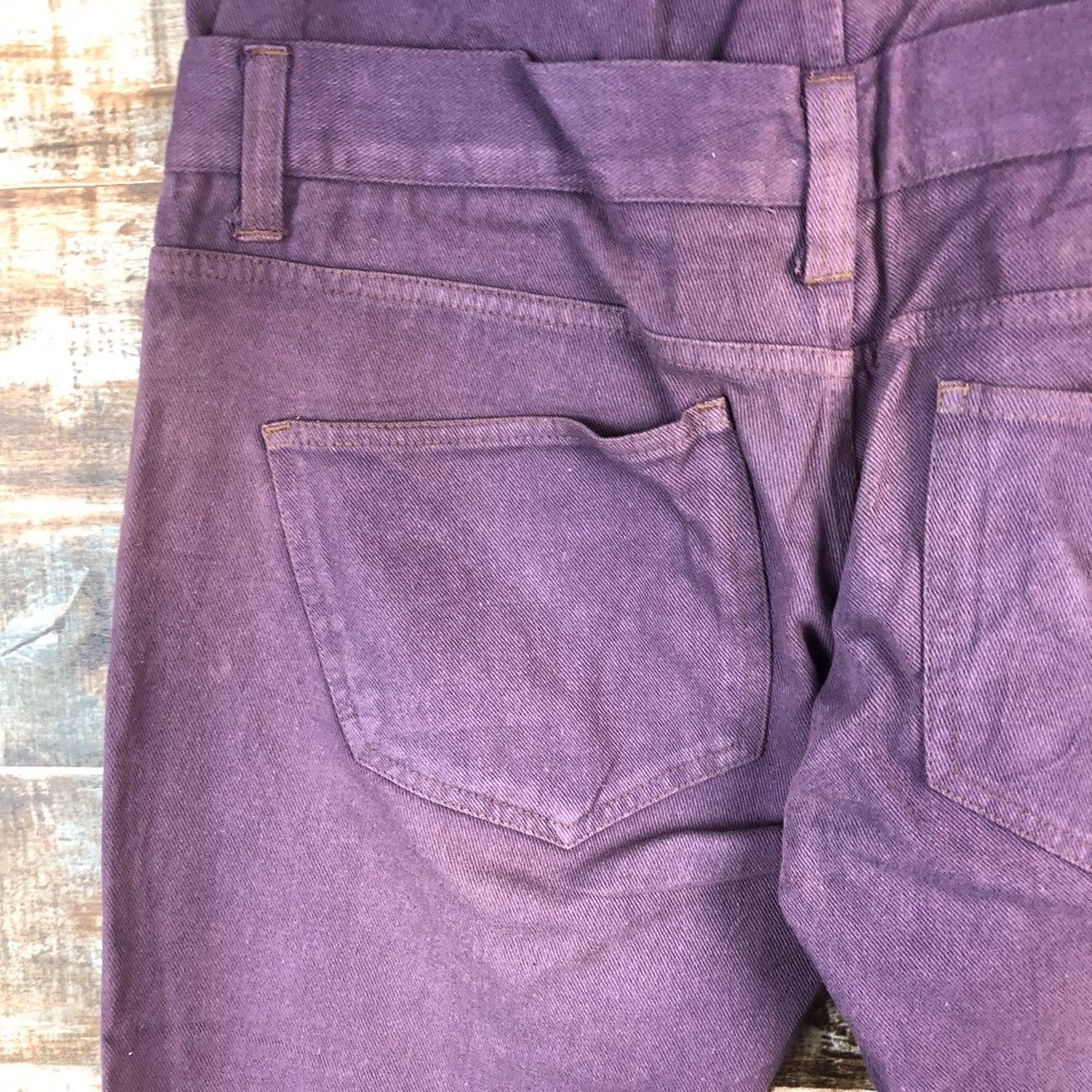Japanese Brand DL Jungle Strom double waist rapper Purple Cargo Pants #C743 Size US 30 / EU 46 - 15 Thumbnail