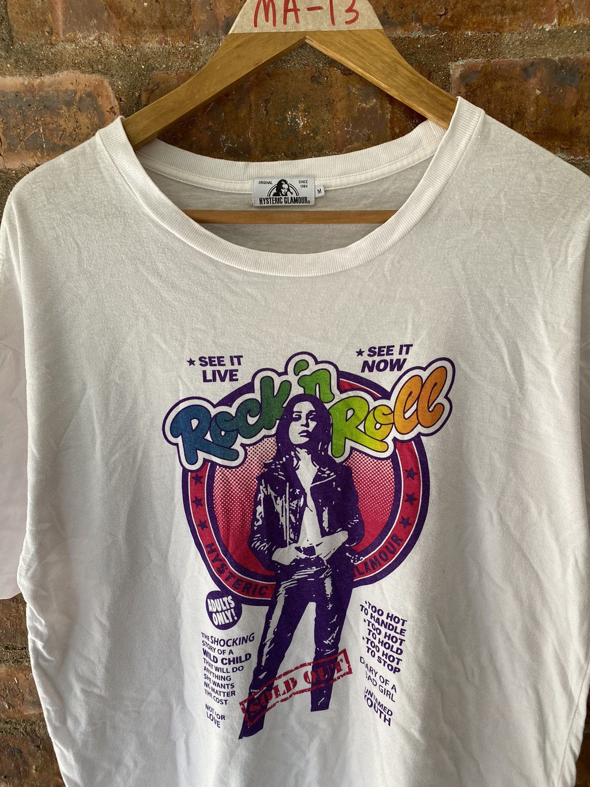 Hysteric Glamour 2000s Hysteric rock star girl tee Size US L / EU 52-54 / 3 - 3 Thumbnail