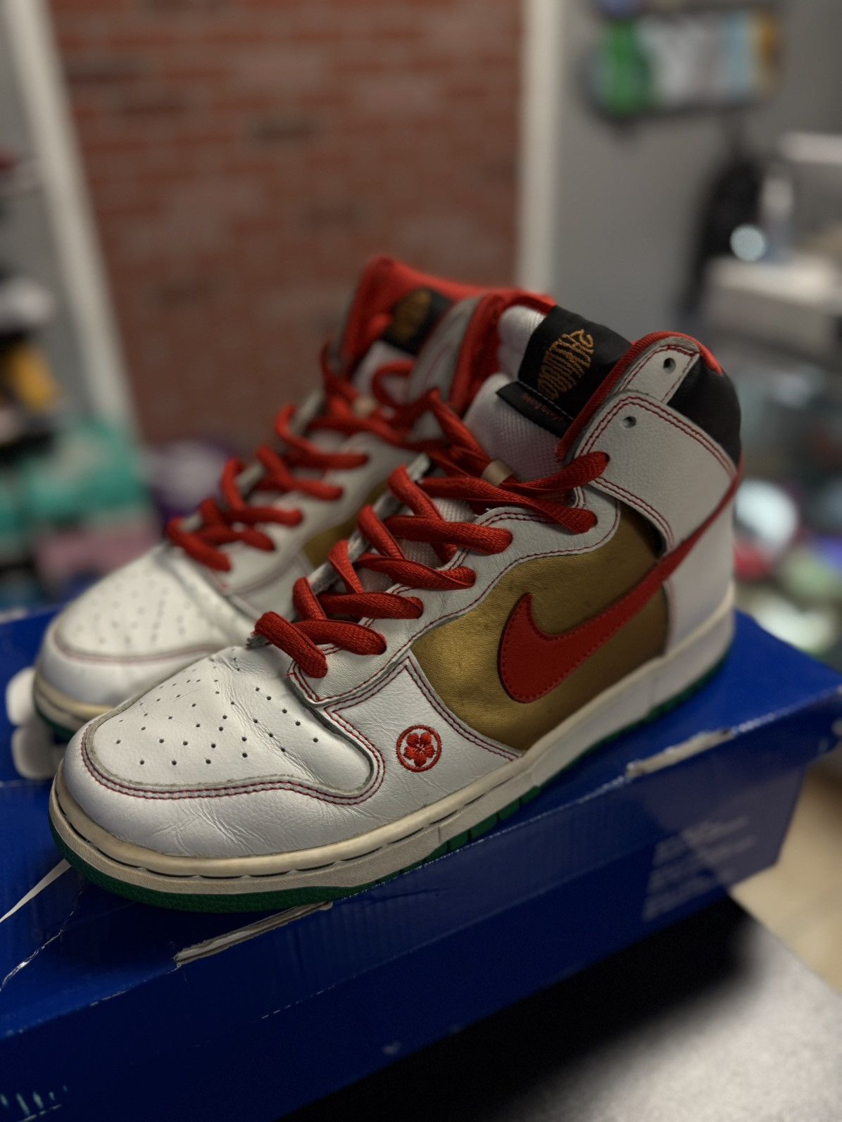 Nike Nike Dunk High Pro SB Money Cat 2007 - Size 11- 305050 162 Size US 11 / EU 44 - 4 Thumbnail