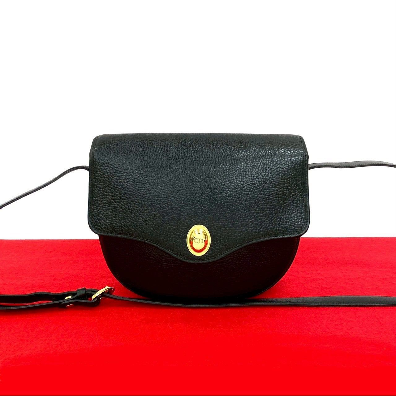Dior Dior Christian Dior Leather Shoulder Bag Leather Shoulder Bag Size ONE SIZE - 1 Thumbnail