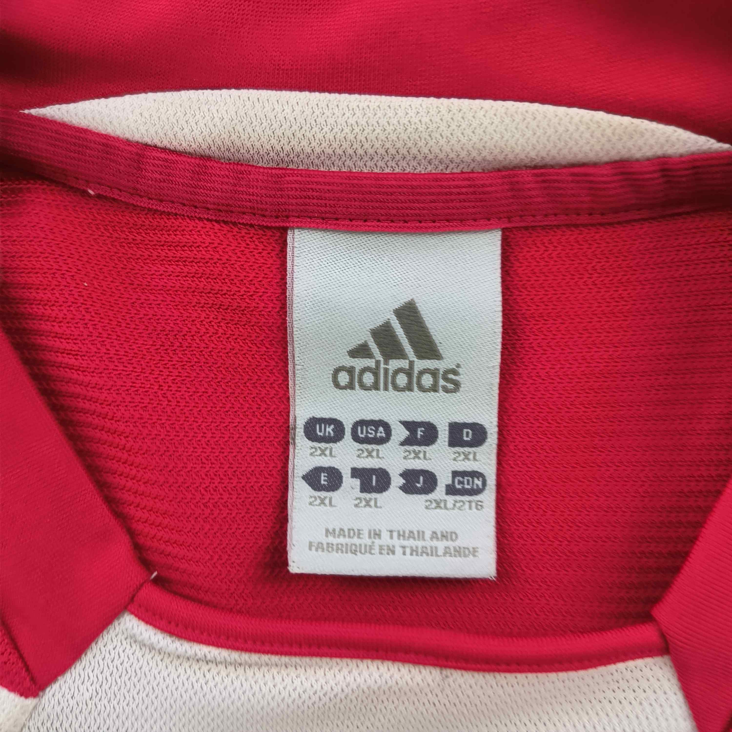 Adidas Hungary 2005-06 Adidas home football jersey shirt size XXL Size US XXL / EU 58 / 5 - 4 Thumbnail
