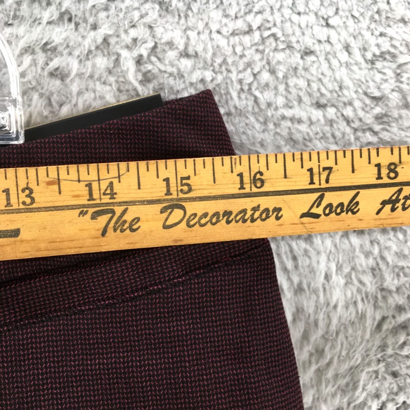 Worthington Worthington Curvy Fit Wide-Leg Trouser Dress Pants Womens 6S Purple Zip Fly NEW Shirt Pants Womens Purple 6 Wide Leg Inseam 30.5in Size 28" / US 6 / IT 42 - 5 Thumbnail