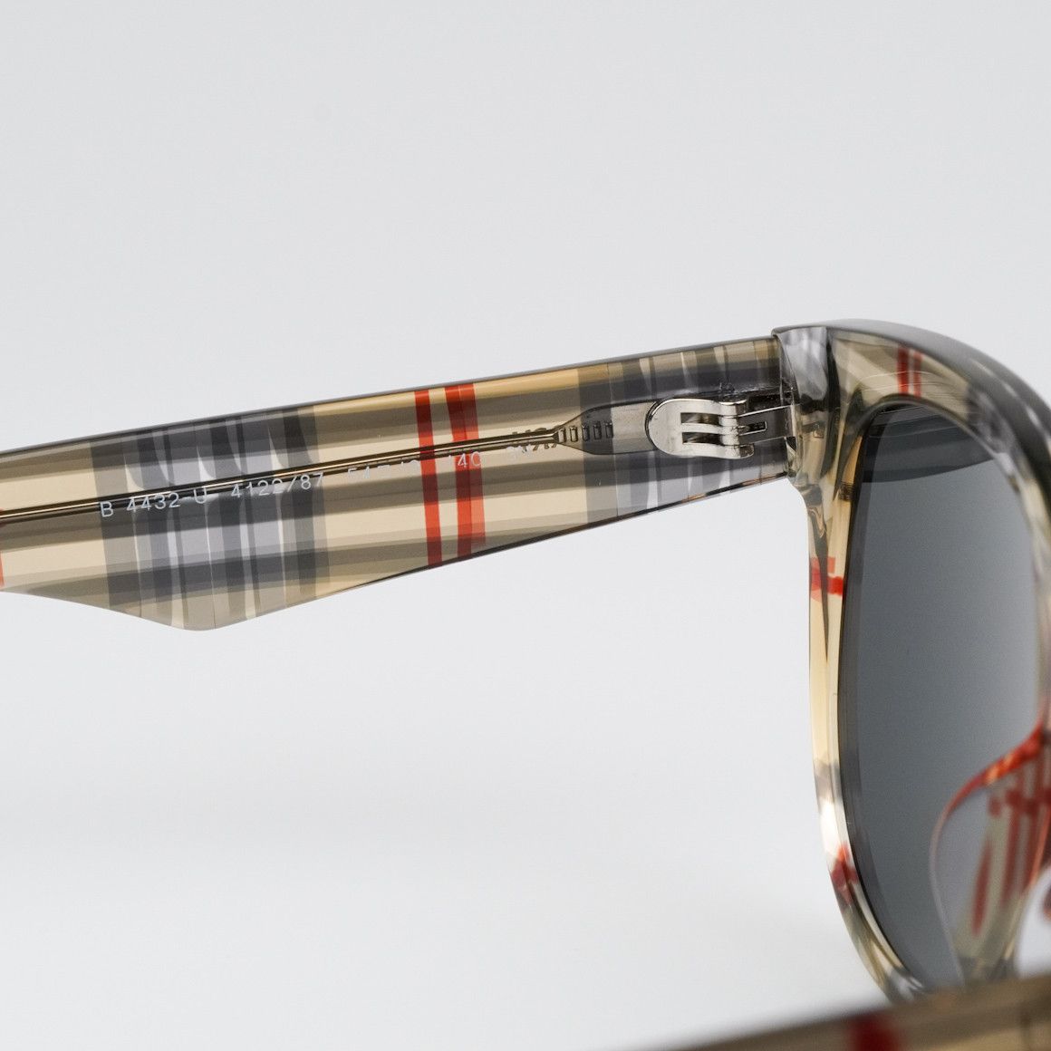 Burberry NEW Burberry BE4432U 412287 Grey Oval Women Sunglasses Size ONE SIZE - 10 Thumbnail