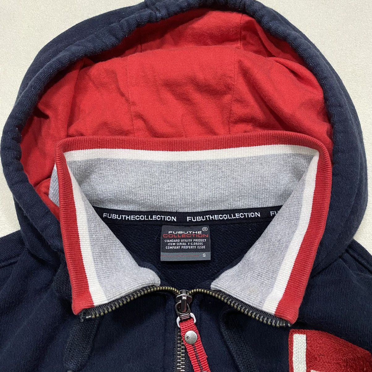 Fubu × Japanese Brand FUBU Embroidered Spellout Zipper Hoodie Size US XS / EU 42 / 0 - 12 Thumbnail