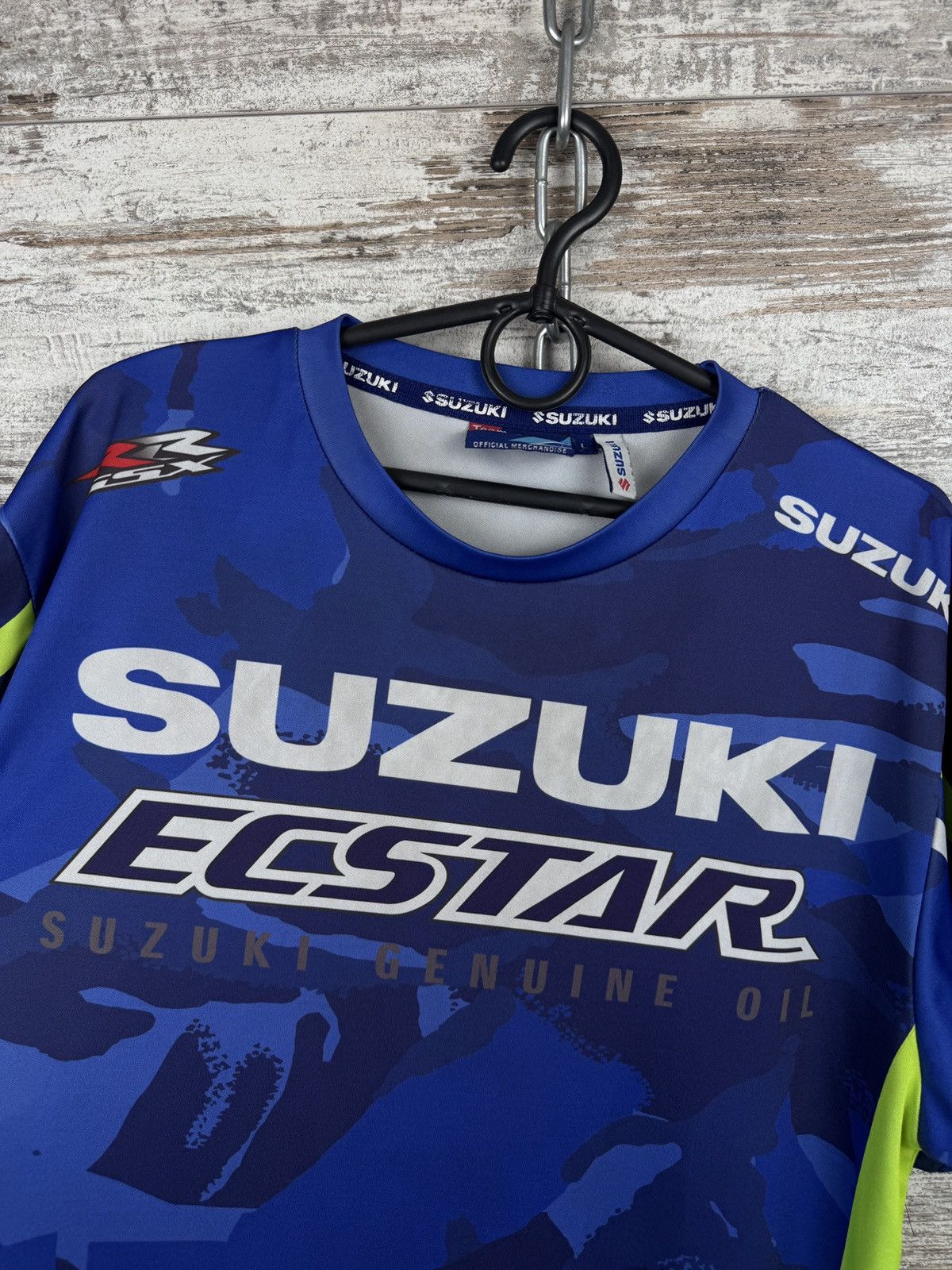 Vintage Mens Vintage Suzuki racing T-shirt tee rare size L Size US L / EU 52-54 / 3 - 8 Thumbnail