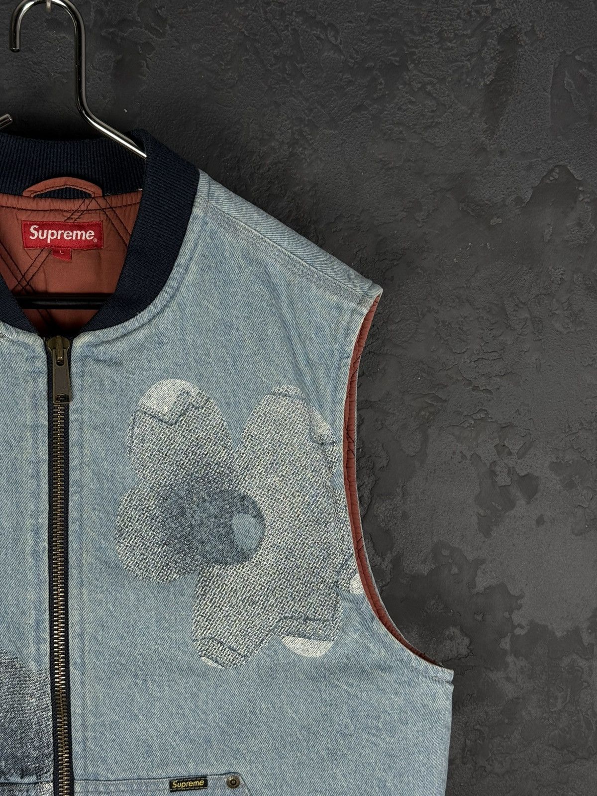 Supreme Supreme Nate Lowman Work Vest Denim (Large) Size US L / EU 52-54 / 3 - 11 Thumbnail