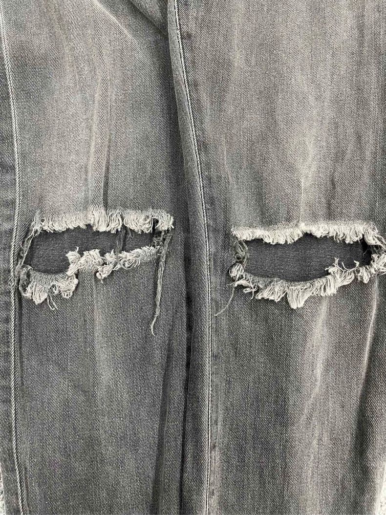 Saint Laurent Paris Saint Laurent Paris Grey old knife cut jeans Size US 29 - 6 Thumbnail