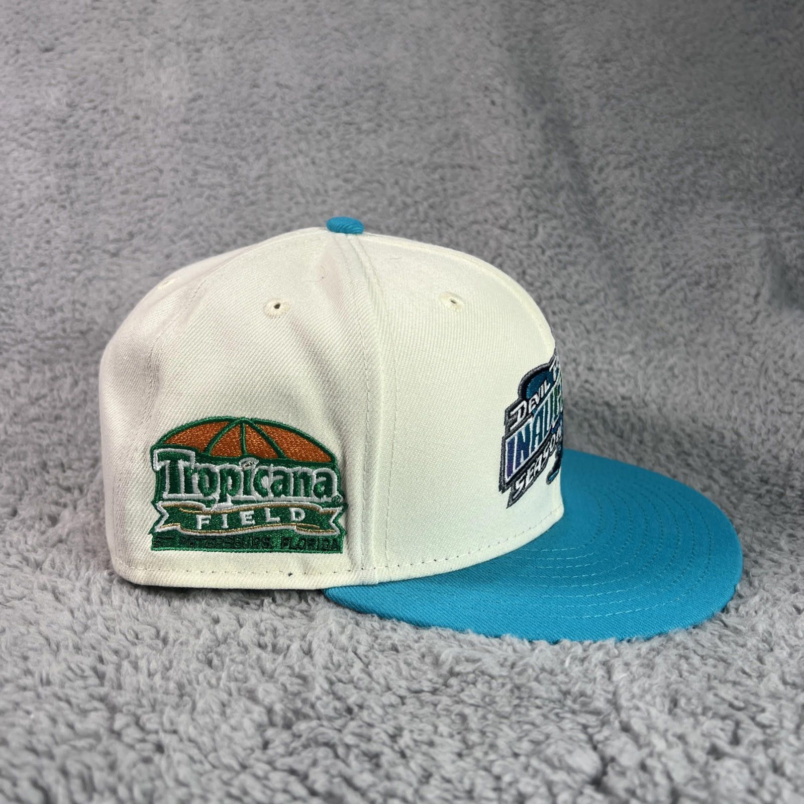 New Era New Era Tampa Bay Devil Rays Tropicana 7 5/8 Fresh Rags Size ONE SIZE - 2 Thumbnail