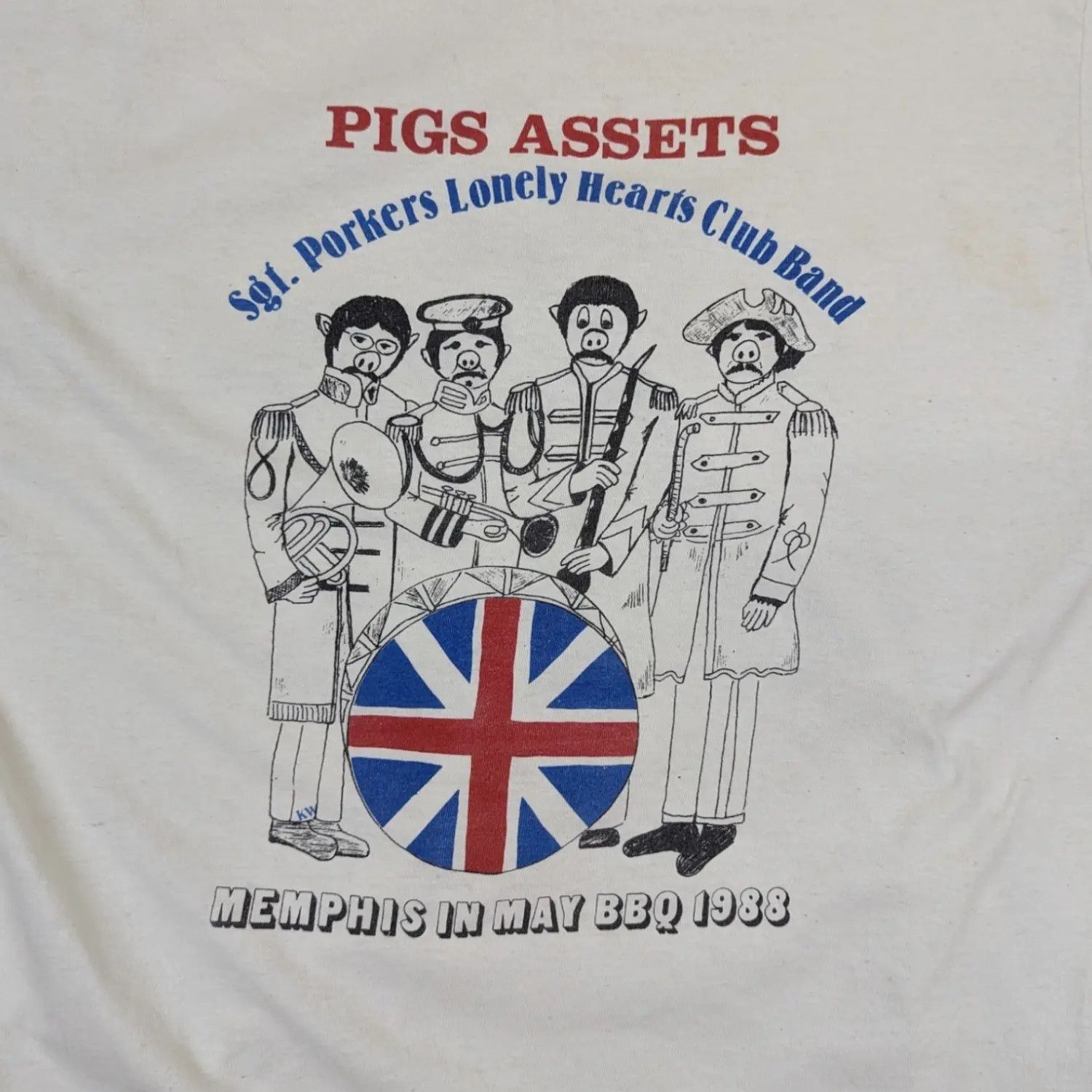 Band Tees Vintage ERNST & WHINNEY The Beatles Sgt Pepper's Parody Teee Size US L / EU 52-54 / 3 - 6 Thumbnail