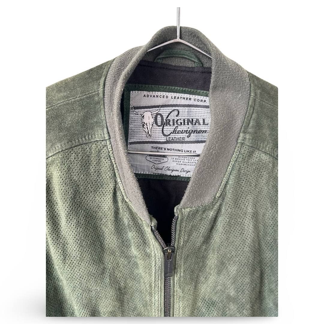 Chevignon Chevignon mesh leather bomber #917 Size US L / EU 52-54 / 3 - 2 Thumbnail