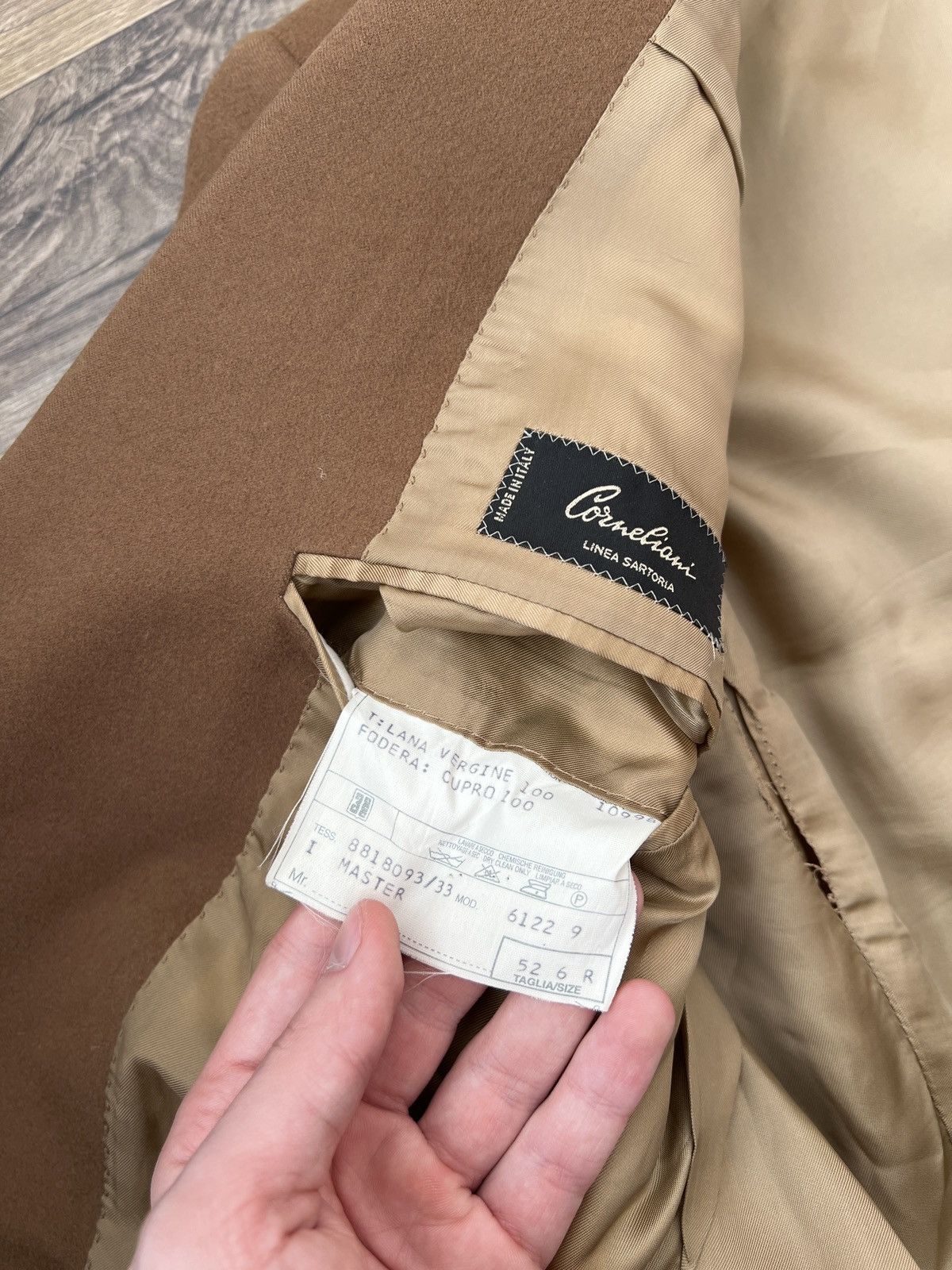 Corneliani × Designer × Vintage Vintage Corneliani Wool Cashmere Blazer Size 52R - 12 Thumbnail