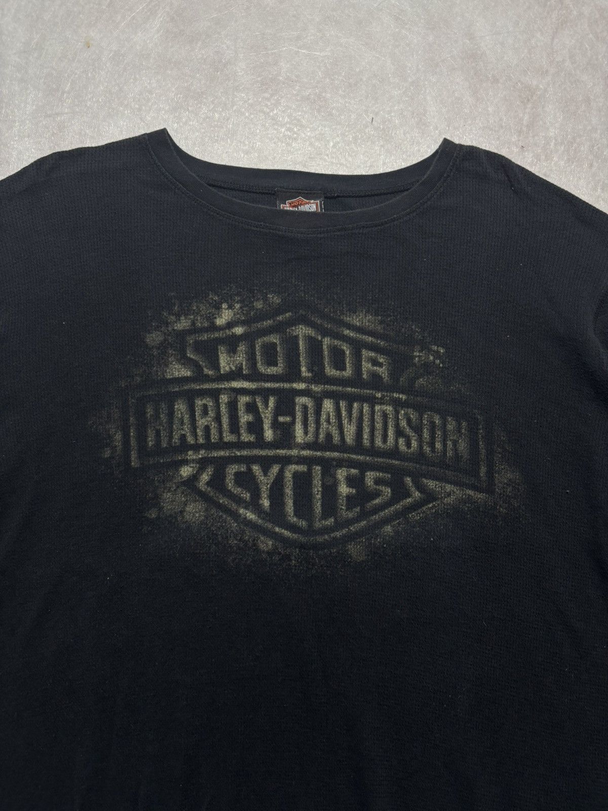Harley Davidson Vintage Harley Davidson Longsleeve Tshirt Size US L / EU 52-54 / 3 - 3 Thumbnail