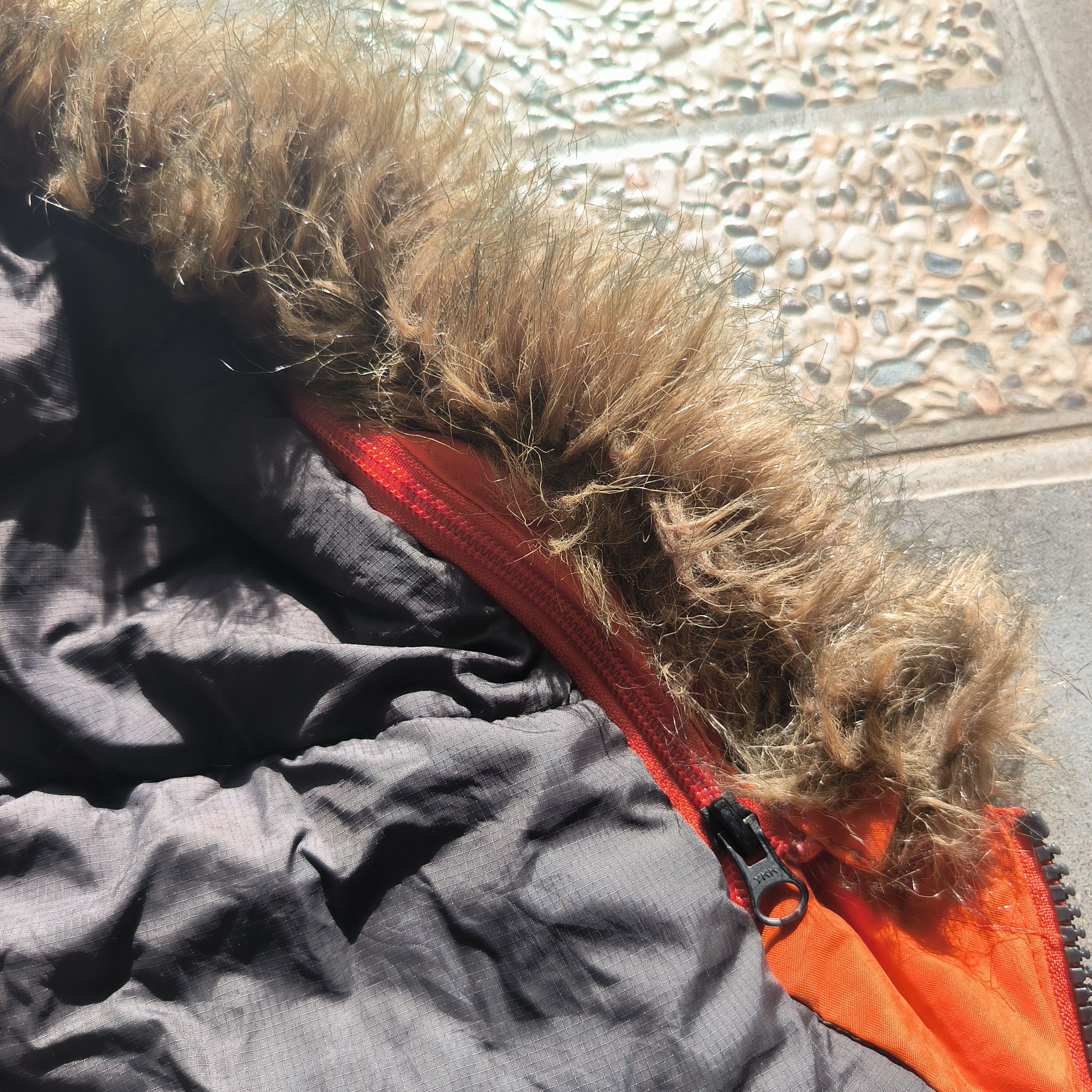 Timberland Vintage 2000s Timberland Fur Bomber Jacket Size US L / EU 52-54 / 3 - 9 Thumbnail