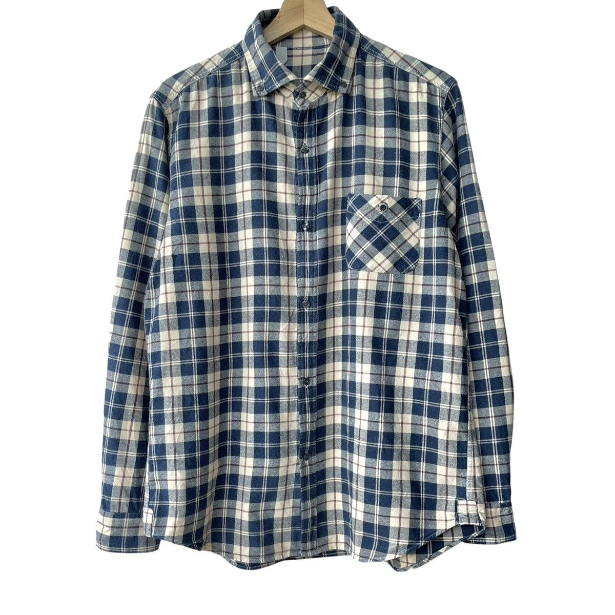 BARNS OUTFITTERS Barns Outfitters Ueno Japan Checkered Casual Shirt Size US L / EU 52-54 / 3 - 1 Thumbnail