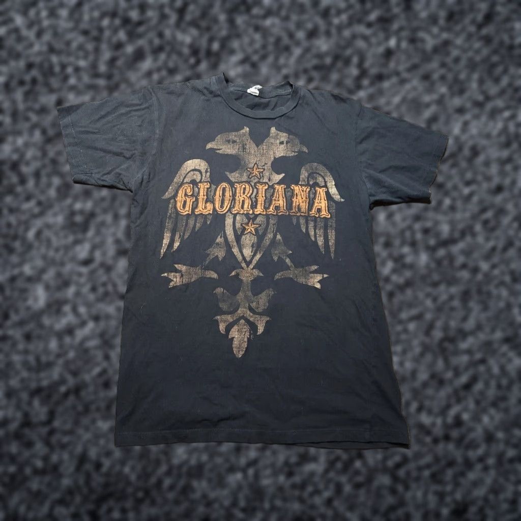 Vintage Gloriana Band Concert Tour Short Sleeve Crew Neck T Shirt Medium Black Unisex Size US M / EU 48-50 / 2 - 1 Thumbnail