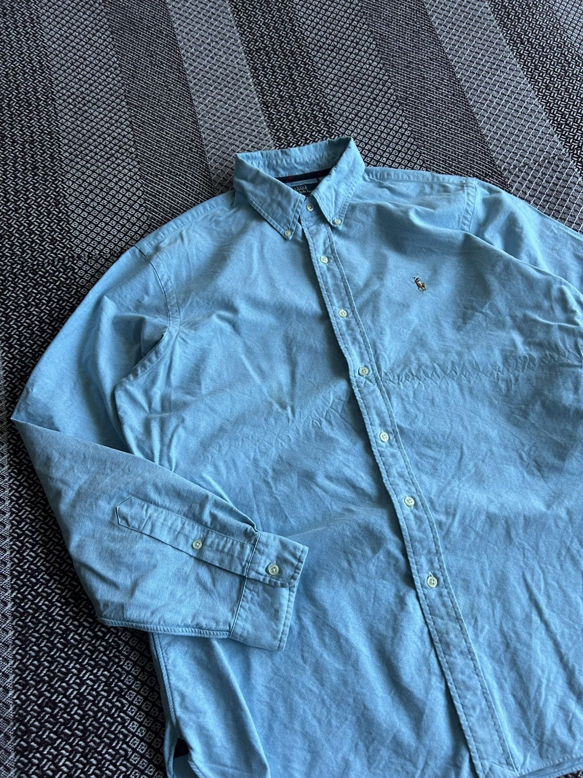 Polo Ralph Lauren Polo Ralph Lauren Custom Fit Shirt Mens Solid Style Size XL Size US XL / EU 56 / 4 - 5 Thumbnail