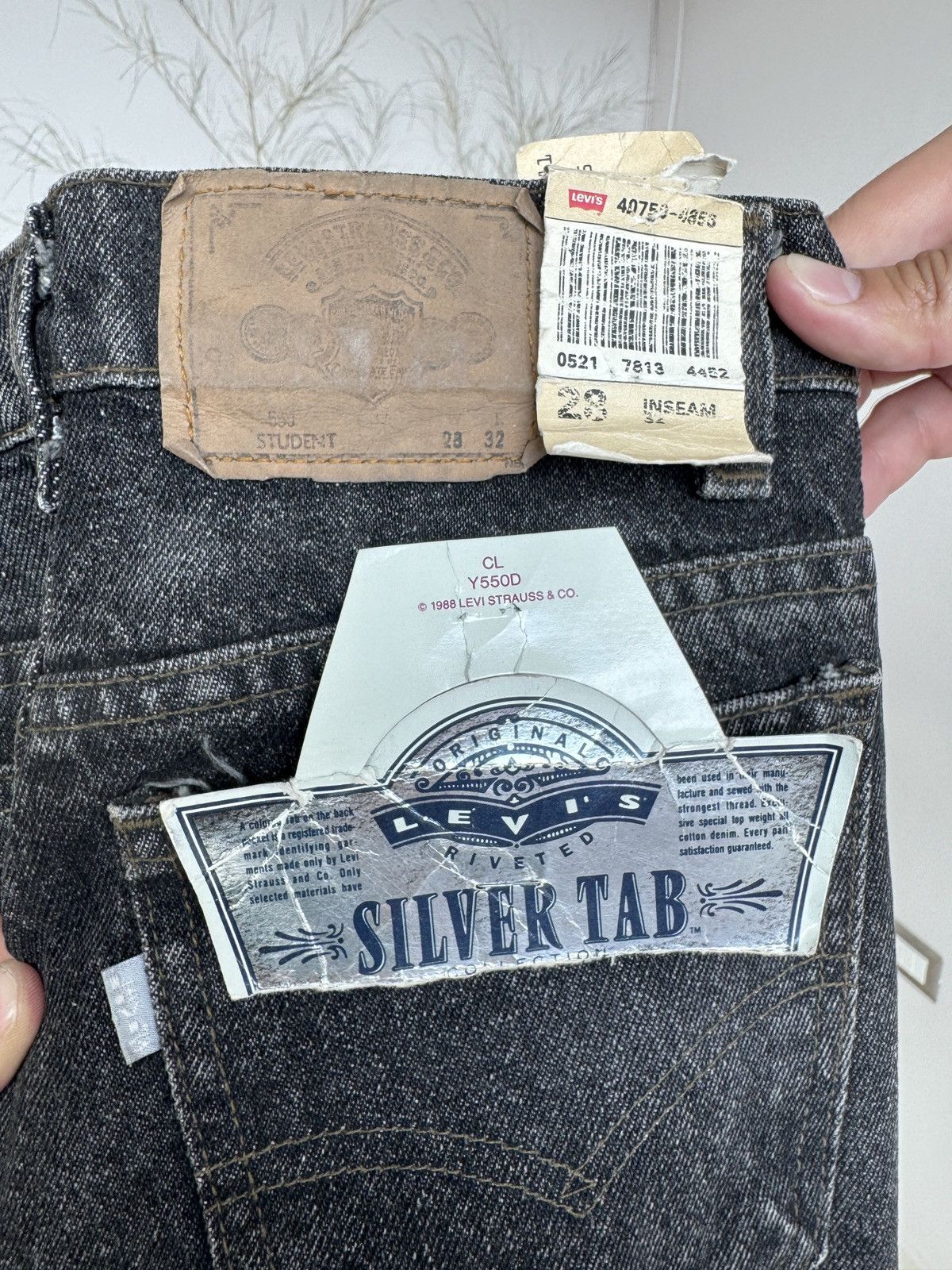Levi's Levi’s SilverTab “Student” Vintage Jeans — Deadstock — 28x32 Size US 28 / EU 44 - 1 Thumbnail
