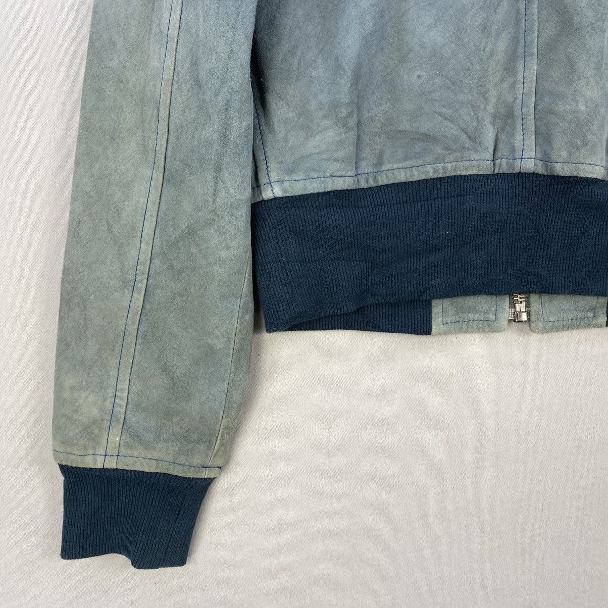 Dolce & Gabbana Vintage 00’s Dolce & Gabbana Suede Leather Bomber Jacket Size US S / EU 44-46 / 1 - 7 Thumbnail