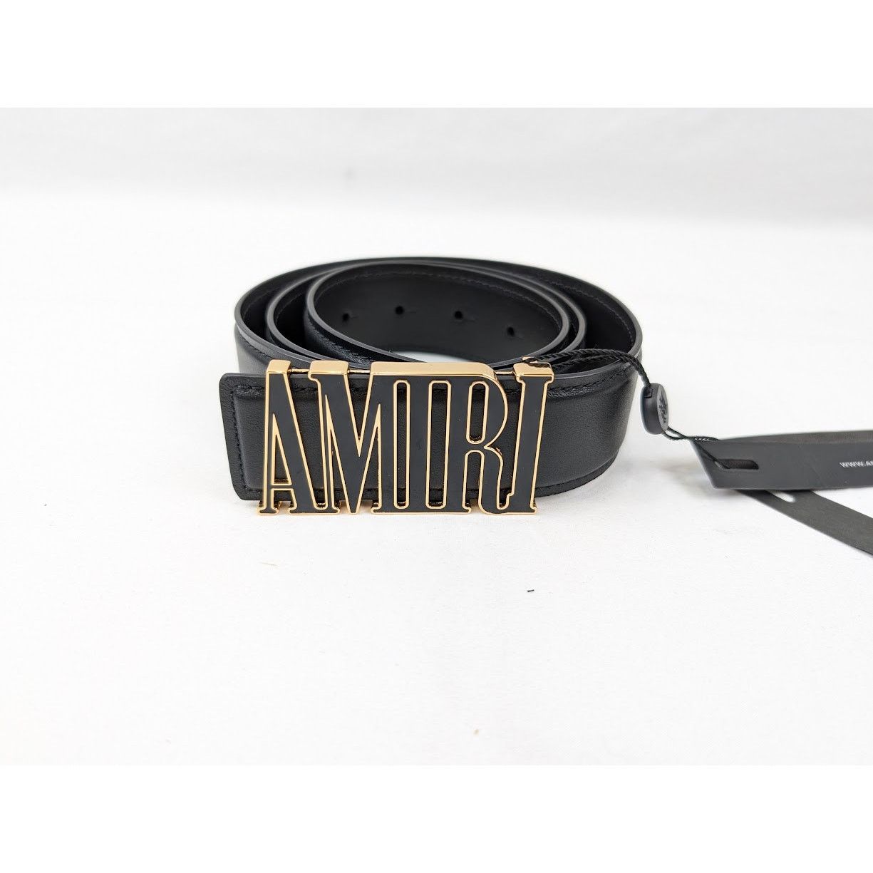 Amiri o1rshd1 Size: 80 CM / Nappa Amiri 4cm Belt in Black Size 32 - 1 Thumbnail