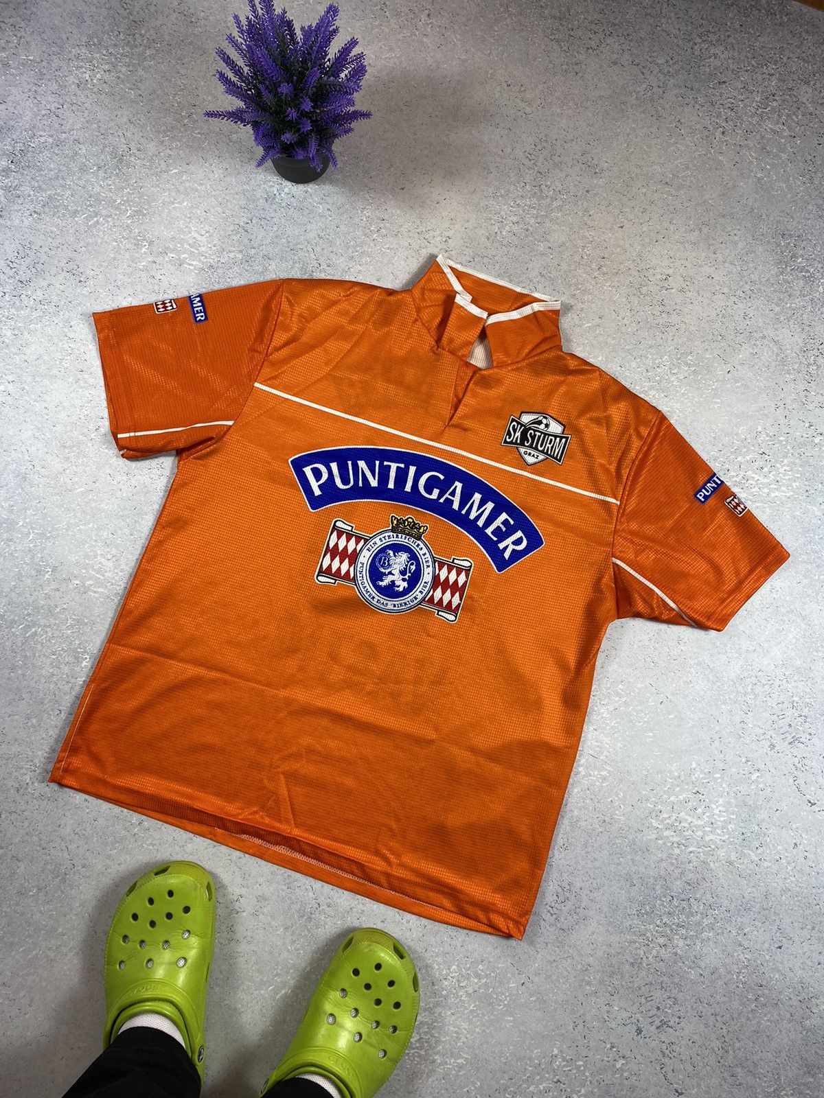 Vintage SK Sturm Graz Player #10 Vastic Soccer Jersey Austria Size US XL / EU 56 / 4 - 1 Thumbnail