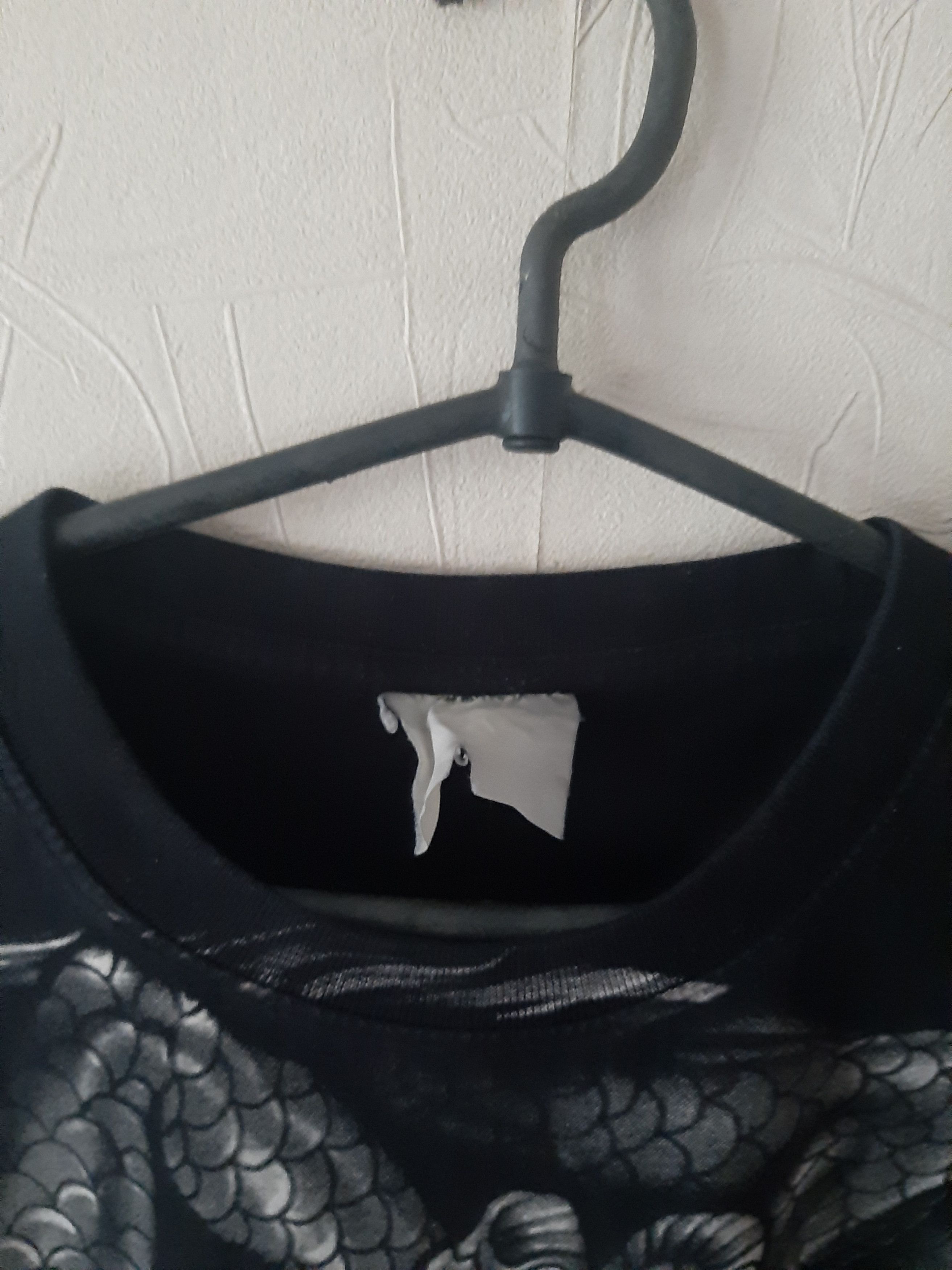 Vintage 90s Yin Yang Chinese Dragon All Over Print Black Size US XL / EU 56 / 4 - 4 Thumbnail