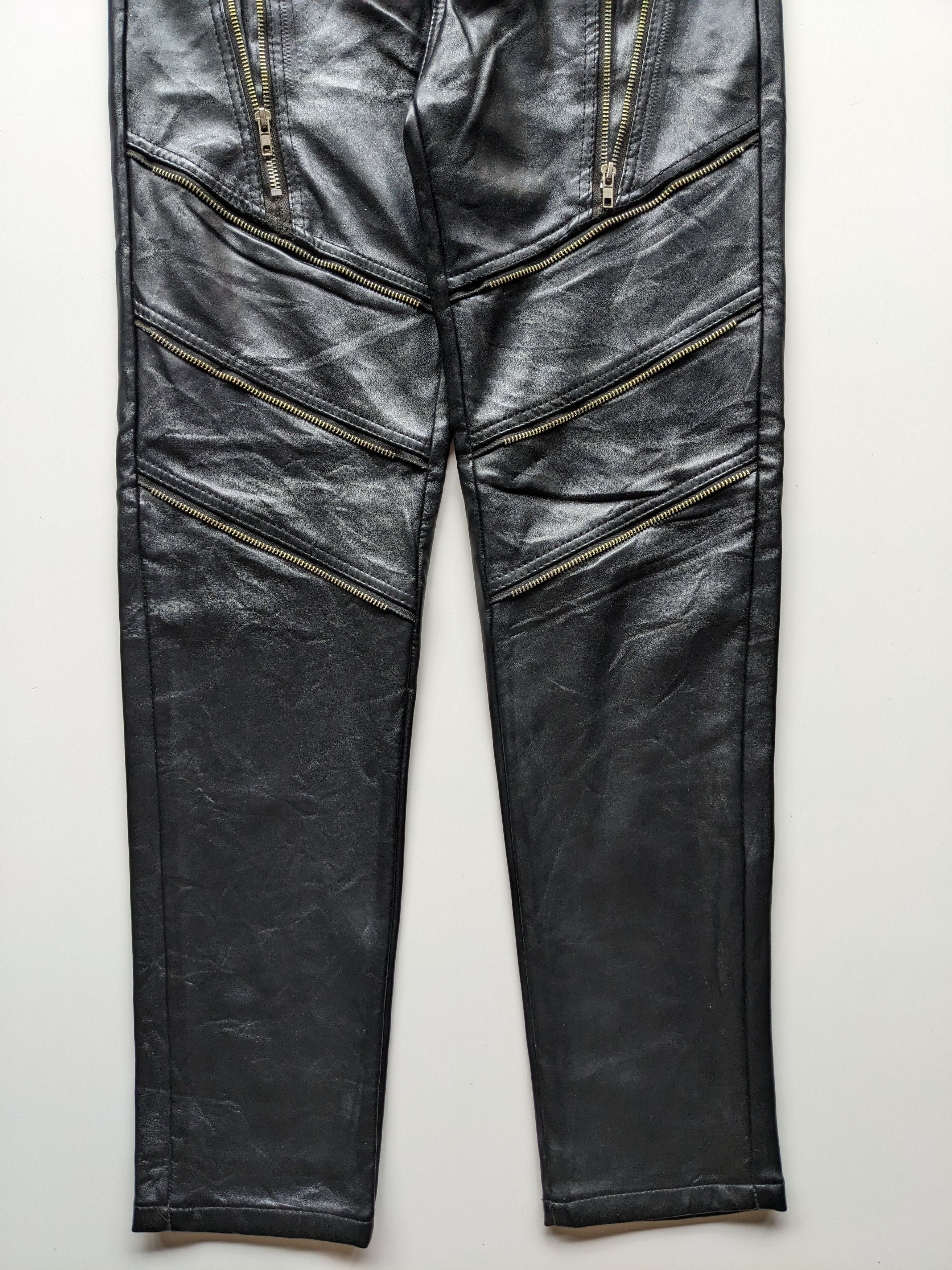 Designer × Leather × Rockstar Games Japanese brand rock star leather pants Size US 32 / EU 48 - 5 Thumbnail
