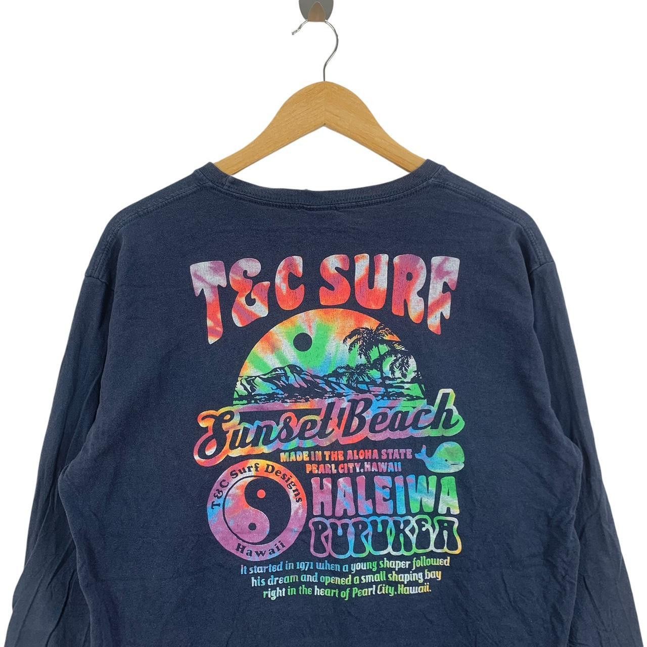 Vintage Vintage T&C SURF DESIGNS Pupukea Rainbow Tee Shirt Size XL / US 12-14 / IT 48-50 - 8 Thumbnail
