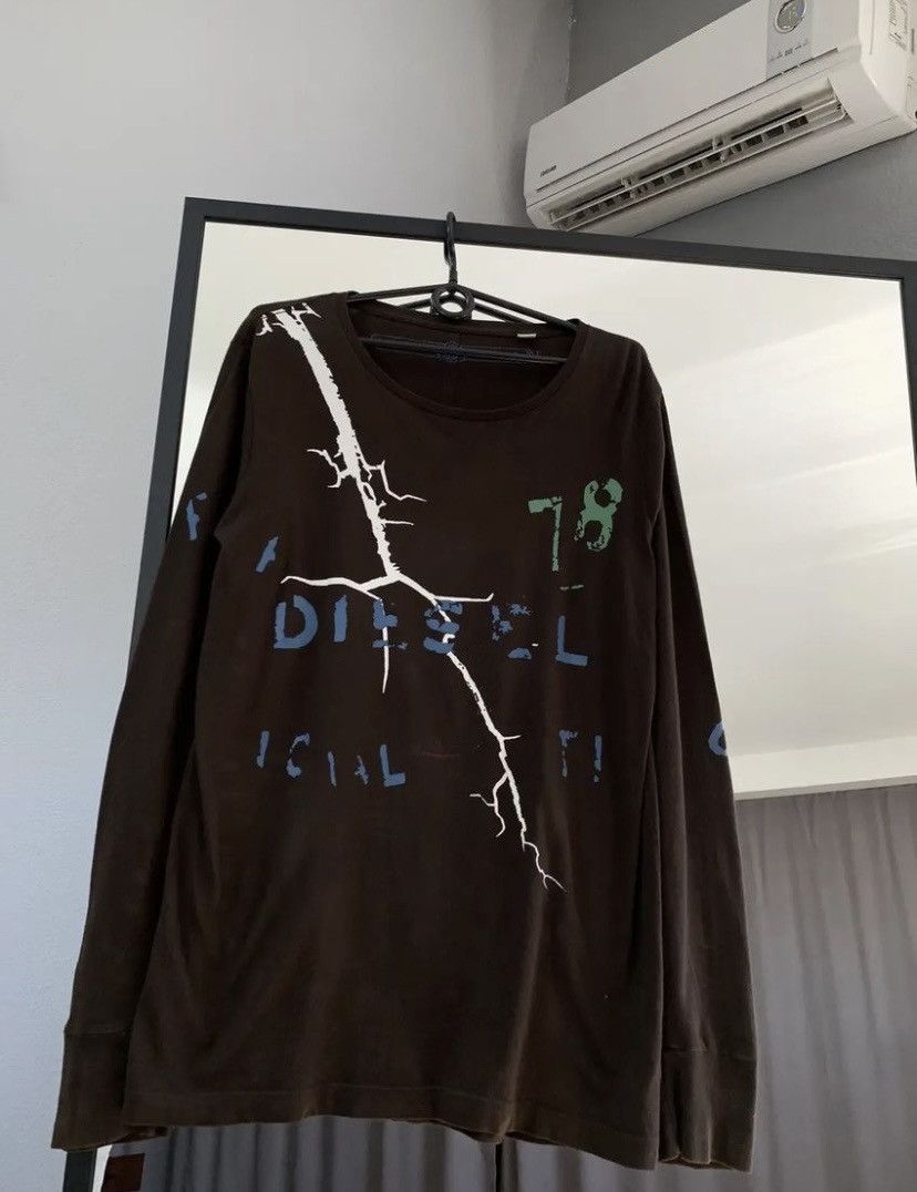 Diesel Diesel Long Sleeve Vintage Size US M / EU 48-50 / 2 - 6 Thumbnail
