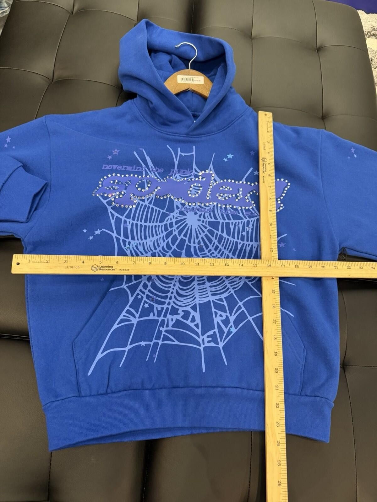 Sp5der Sp5der Stone Hoodie Size (Small) 2026 Blue VVS Size US S / EU 44-46 / 1 - 11 Thumbnail
