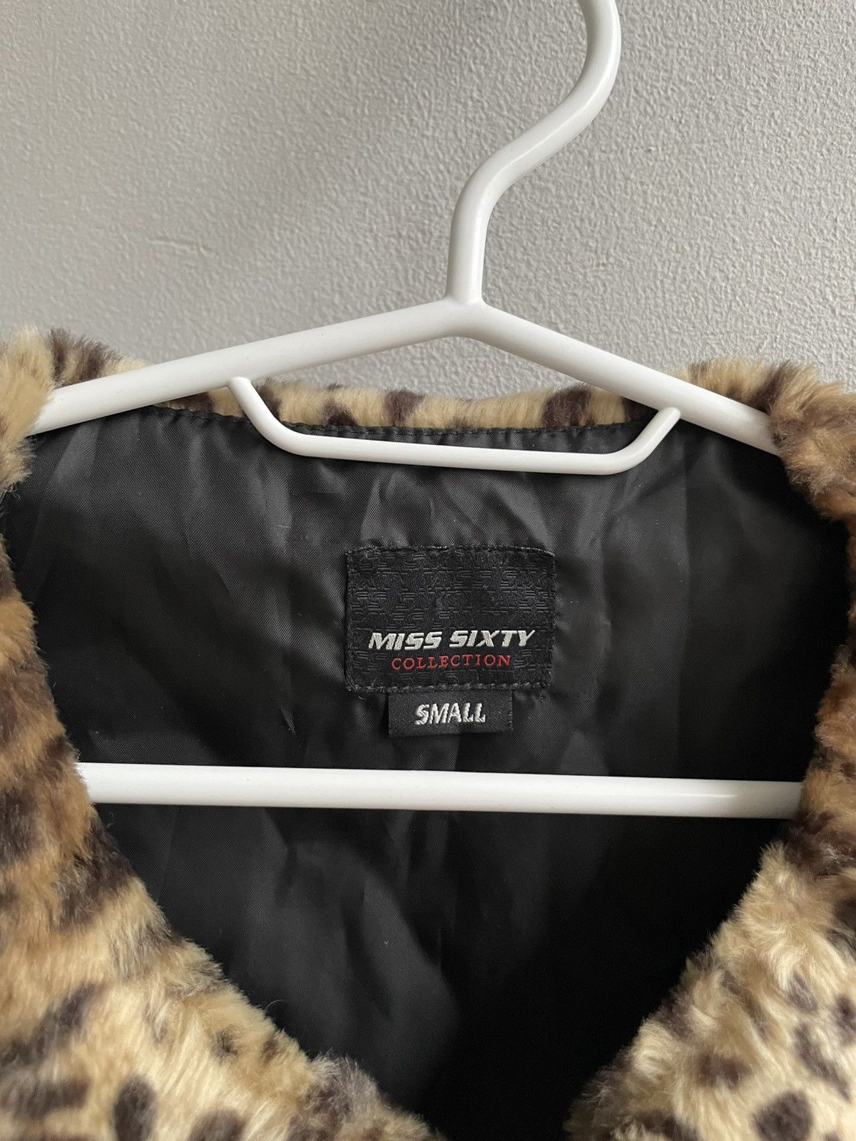Miss Sixty Miss Sixty Vest Jacket Leopard Pattern Print Y2K Avant Garde Size S / US 4 / IT 40 - 4 Thumbnail