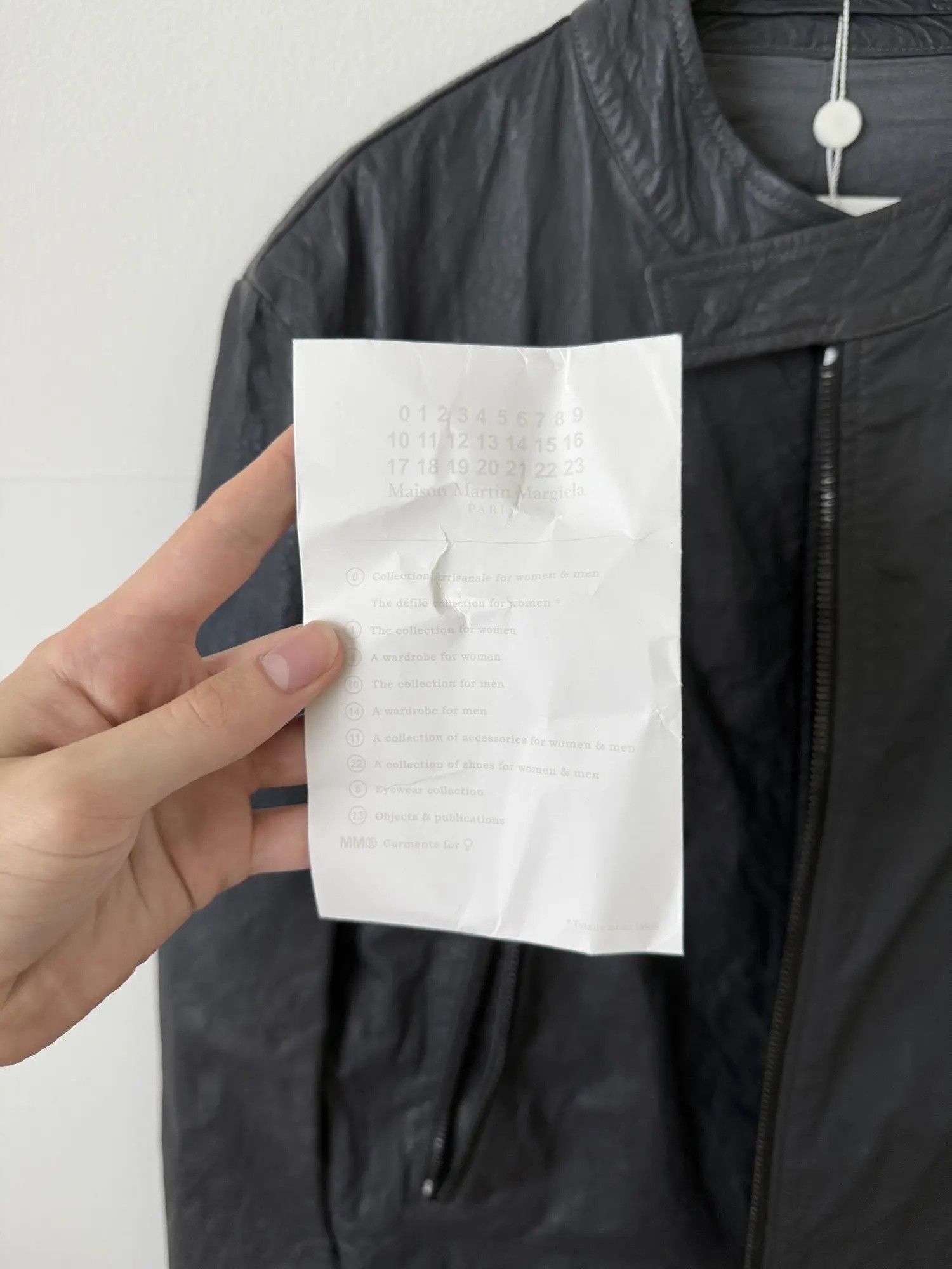 Maison Margiela Masion Margielo Crinkled Leather Moto Jacket Size US L / EU 52-54 / 3 - 4 Thumbnail