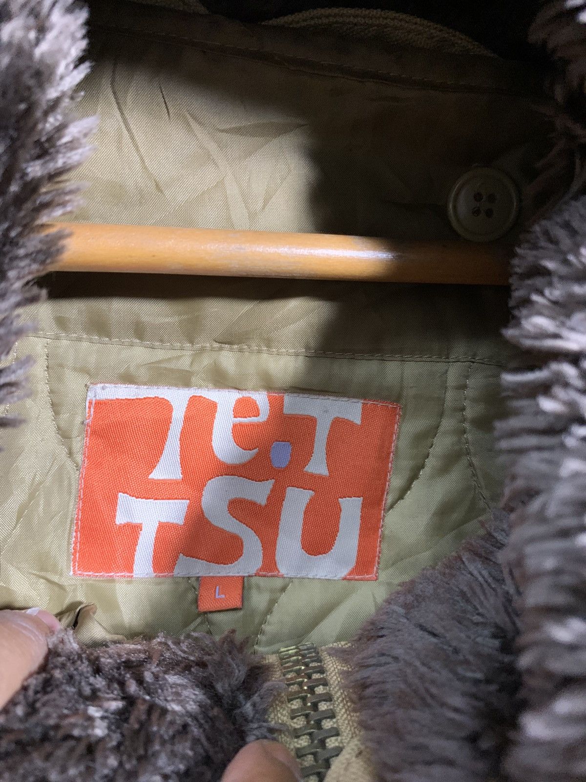 Japanese Brand 🔥TETSUO CANVAS WITH FUR PARKA JACKETS Size US L / EU 52-54 / 3 - 8 Thumbnail